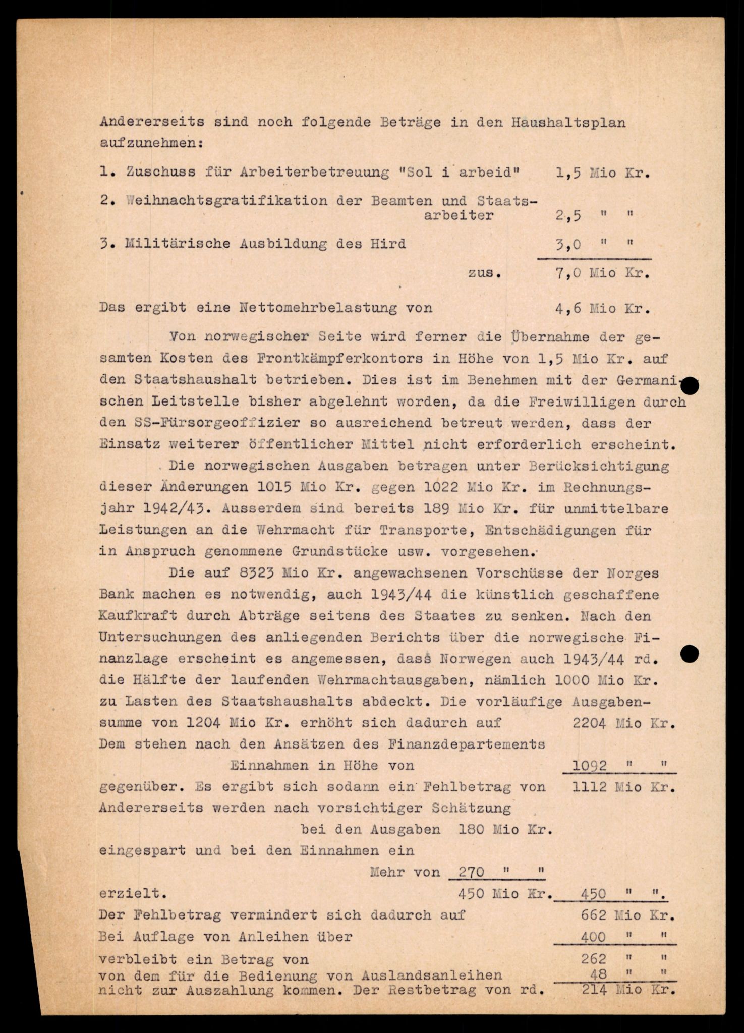 Forsvarets Overkommando. 2 kontor. Arkiv 11.4. Spredte tyske arkivsaker, AV/RA-RAFA-7031/D/Dar/Darb/L0004: Reichskommissariat - Hauptabteilung Vervaltung og Hauptabteilung Volkswirtschaft, 1940-1945, s. 592