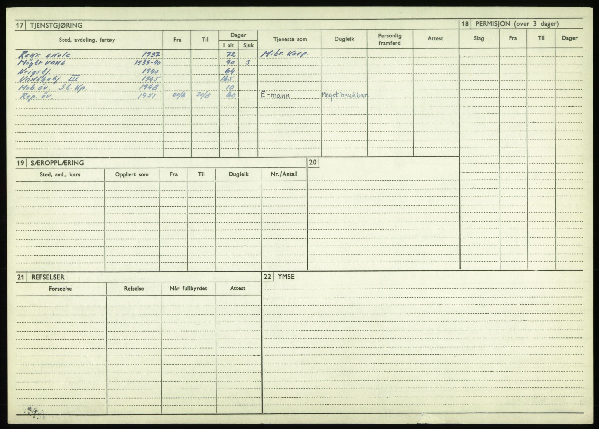 Forsvaret, Troms infanteriregiment nr. 16, AV/RA-RAFA-3146/P/Pa/L0021: Rulleblad for regimentets menige mannskaper, årsklasse 1937, 1937, s. 1176