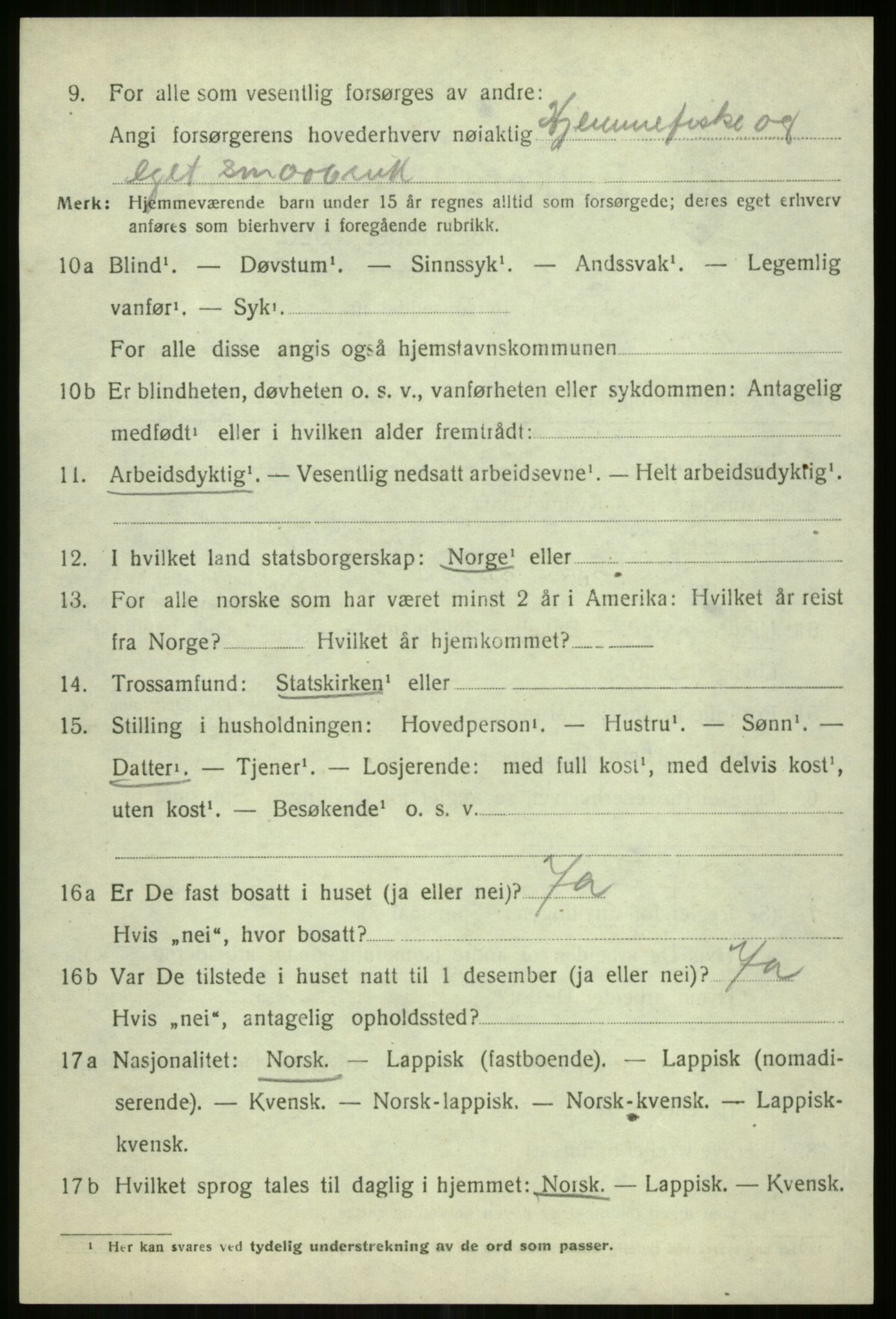 SATØ, Folketelling 1920 for 1934 Tromsøysund herred, 1920, s. 13023