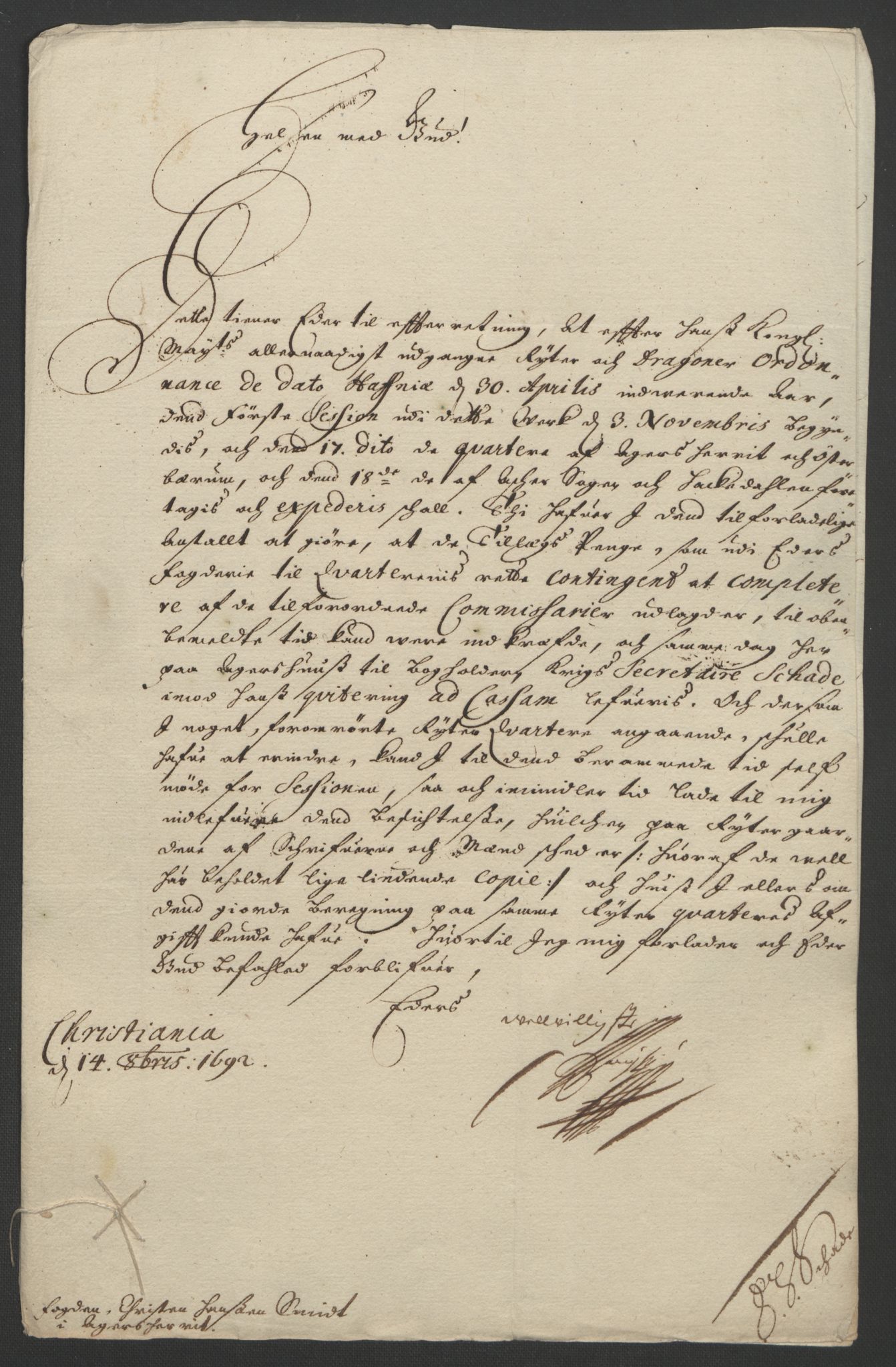 Rentekammeret inntil 1814, Reviderte regnskaper, Fogderegnskap, RA/EA-4092/R08/L0426: Fogderegnskap Aker, 1692-1693, s. 150