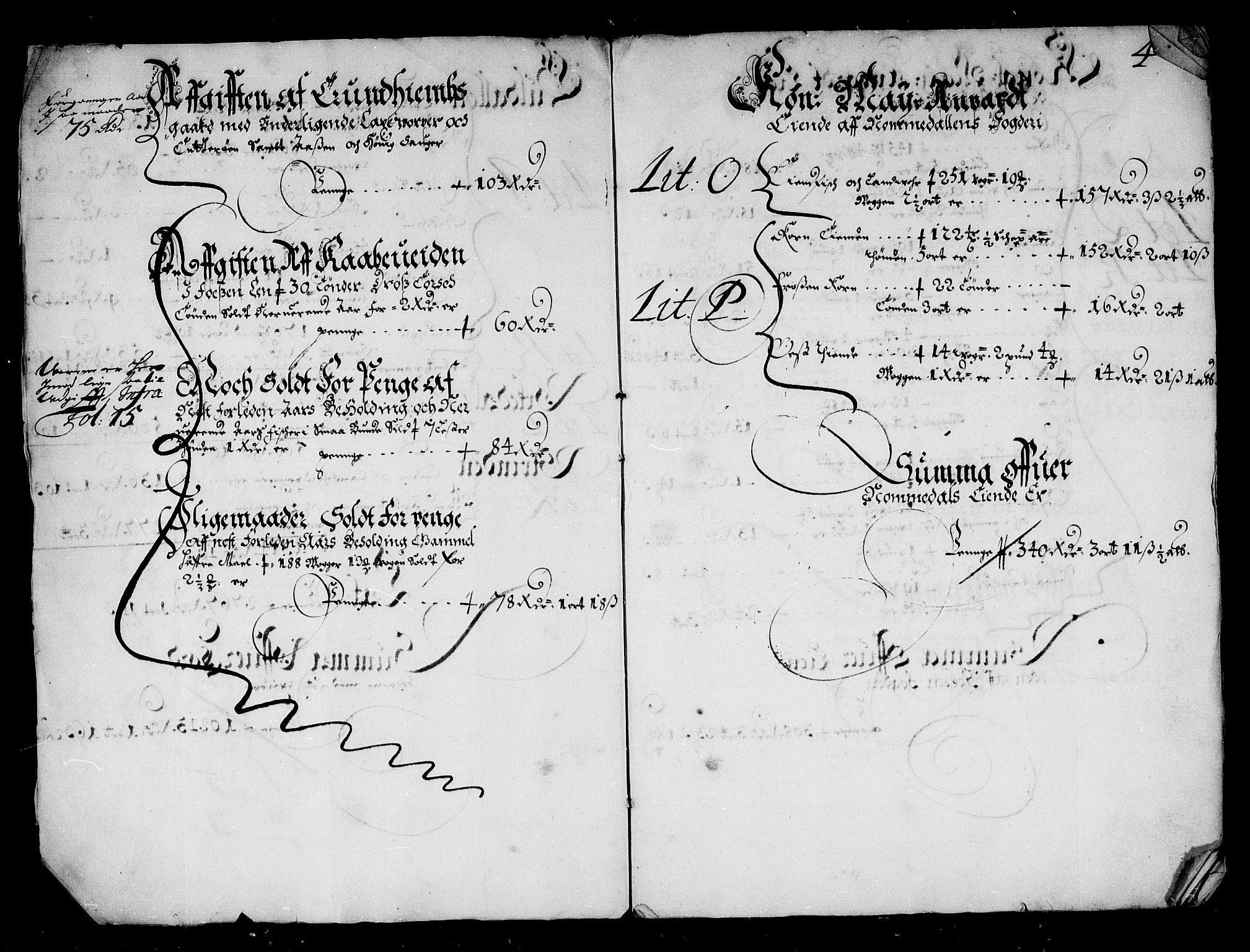 Rentekammeret inntil 1814, Reviderte regnskaper, Stiftamtstueregnskaper, Trondheim stiftamt og Nordland amt, AV/RA-EA-6044/R/Rd/L0004: Trondheim stiftamt, 1663