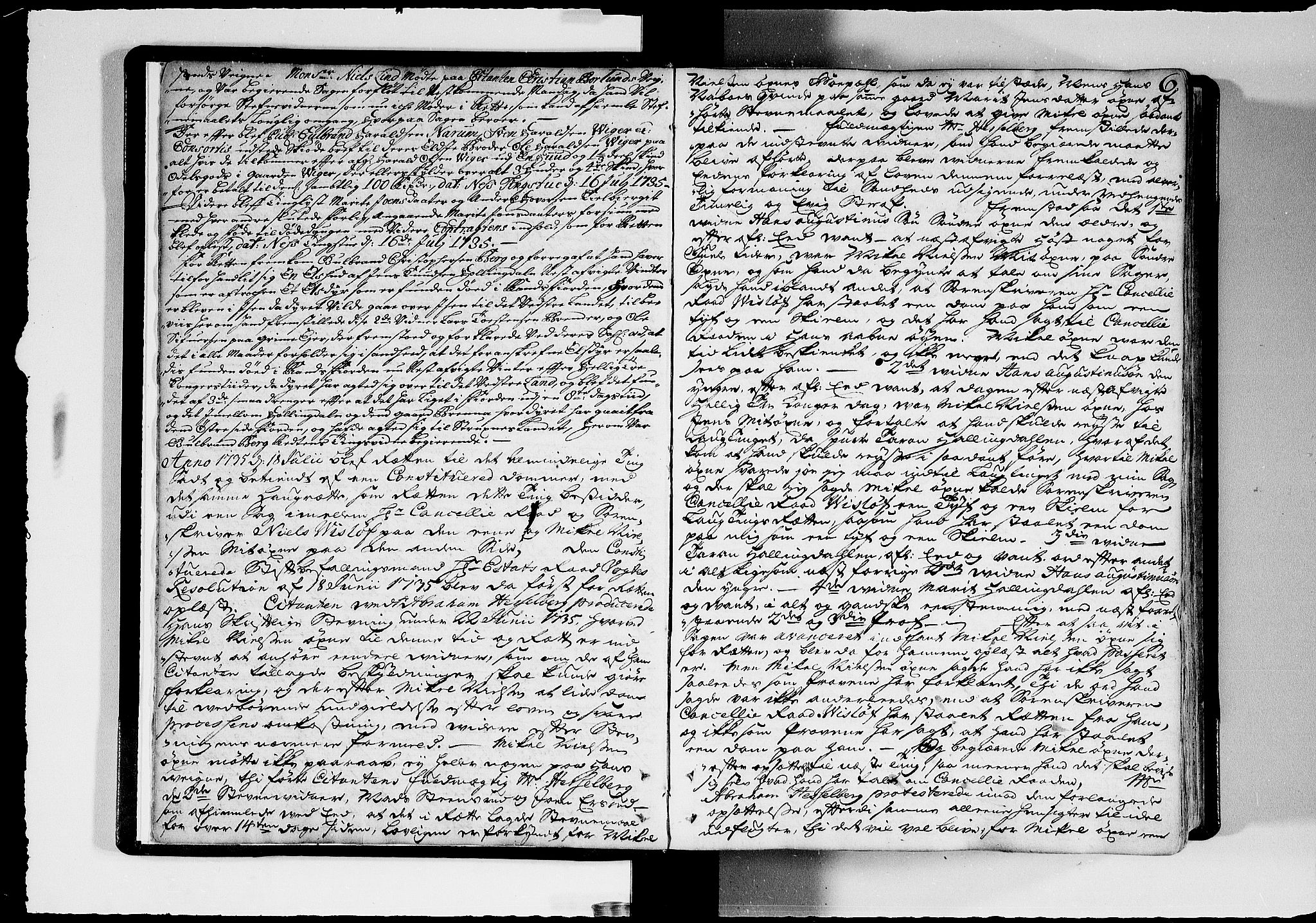 Hadeland, Land og Valdres sorenskriveri, AV/SAH-TING-028/G/Gb/L0053: Tingbok, 1735-1738, s. 5b-6a