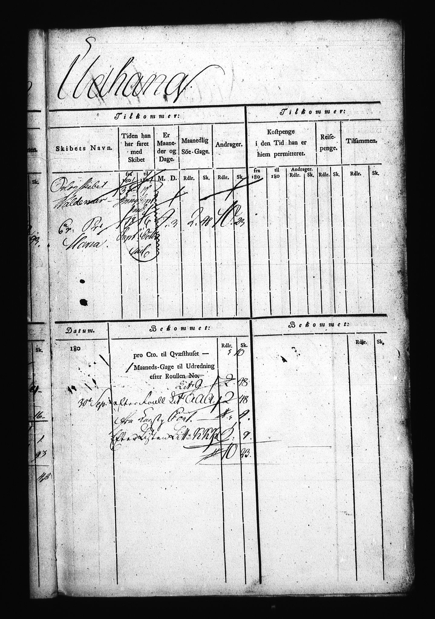 Sjøetaten, AV/RA-EA-3110/F/L0328: Trondheim distrikt, bind 5, 1801