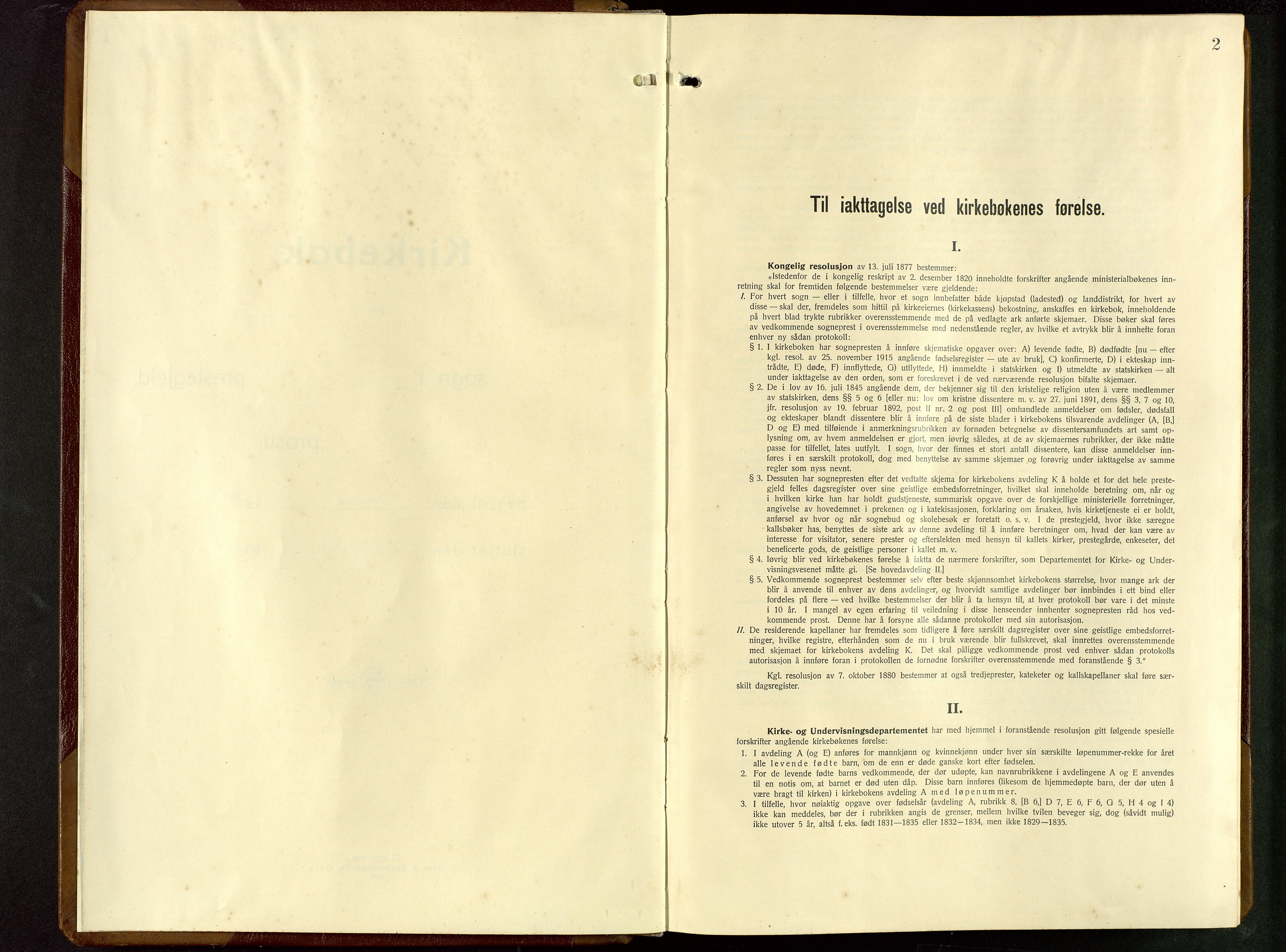 Håland sokneprestkontor, AV/SAST-A-101802/001/30BB/L0005: Klokkerbok nr. B 5, 1934-1955, s. 2