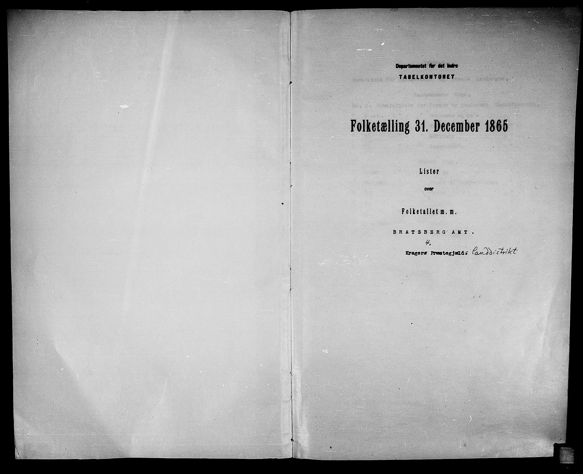 RA, Folketelling 1865 for 0816L Kragerø prestegjeld, Sannidal sokn og Skåtøy sokn, 1865, s. 3
