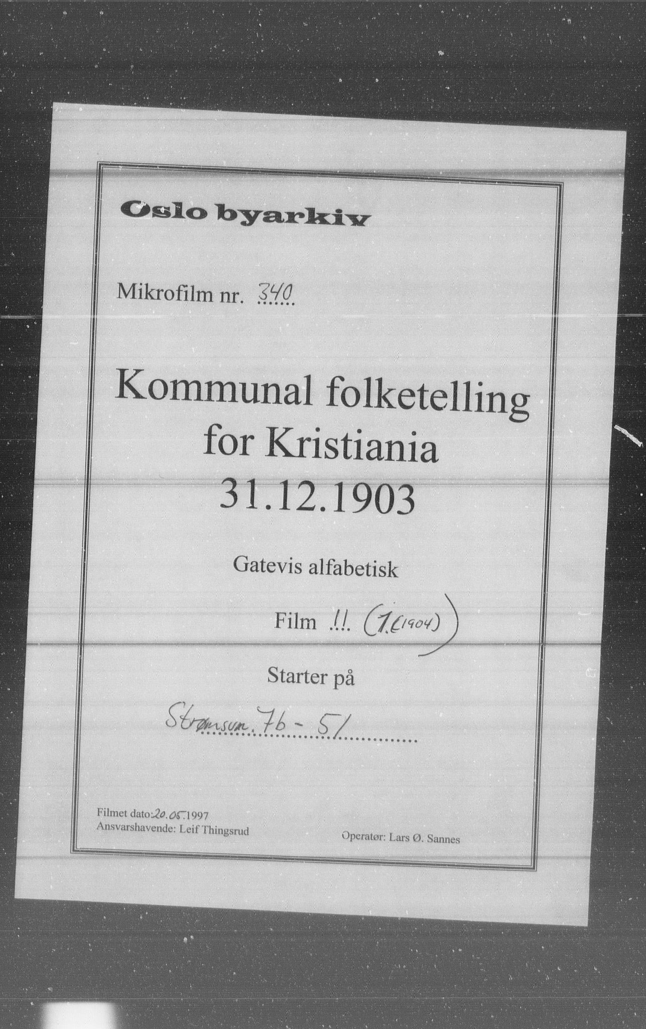 OBA, Kommunal folketelling 31.12.1903 for Kristiania kjøpstad, 1903, s. 25127