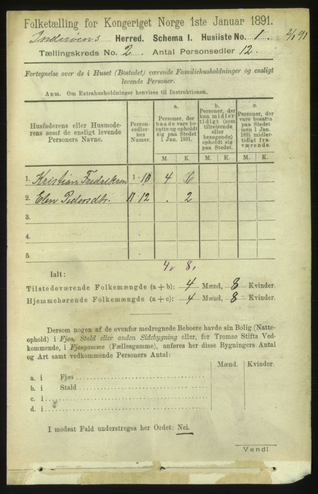 RA, Folketelling 1891 for 1729 Inderøy herred, 1891, s. 1184