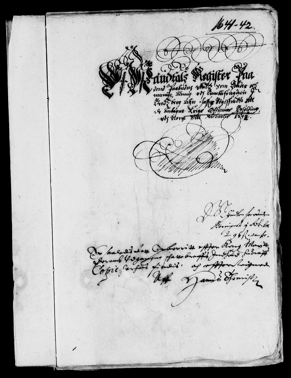 Rentekammeret inntil 1814, Reviderte regnskaper, Lensregnskaper, AV/RA-EA-5023/R/Rb/Rbp/L0026: Bratsberg len, 1641-1642