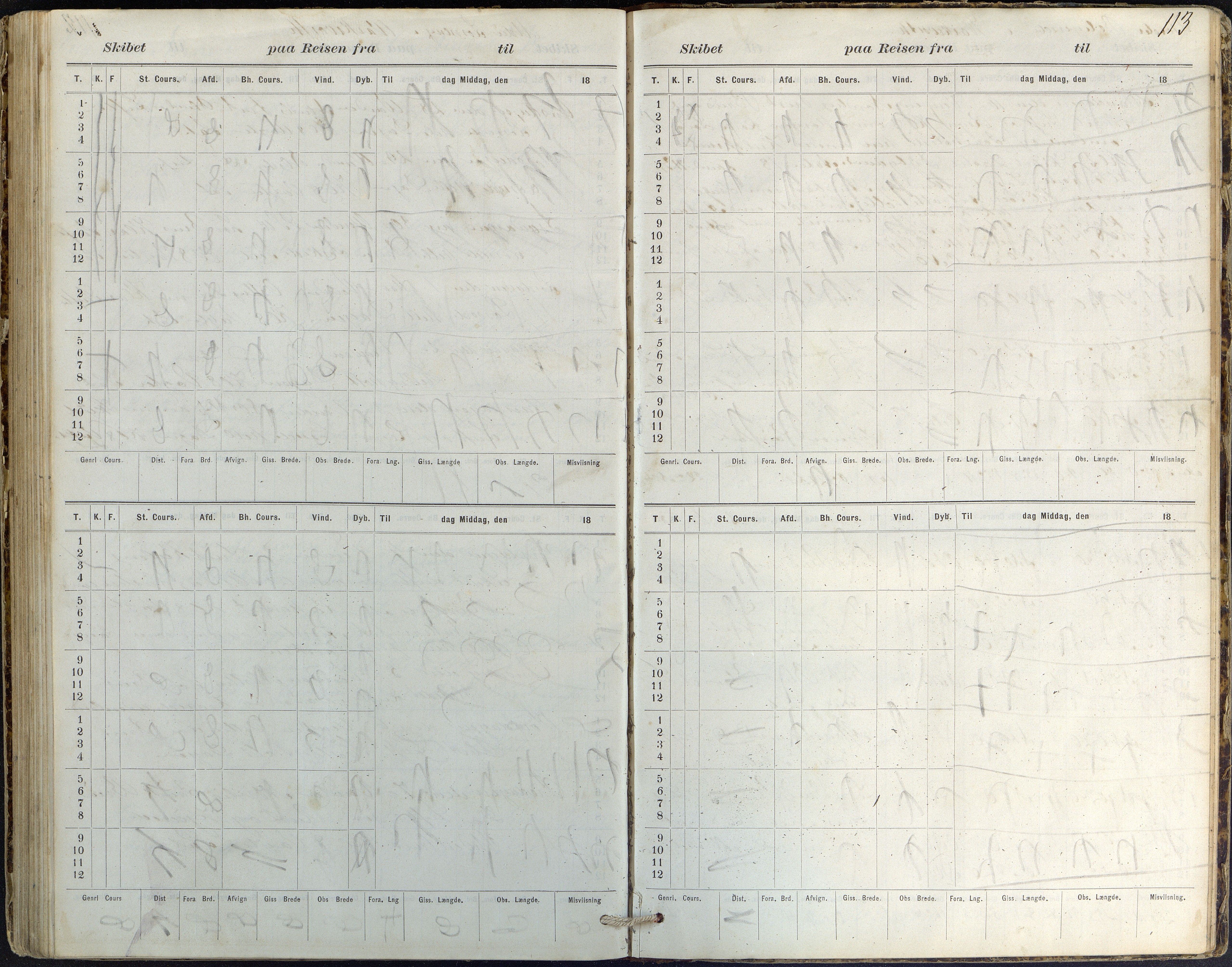 Fartøysarkivet, AAKS/PA-1934/F/L0244: Nornen (brigg), 1876-1880, s. 113