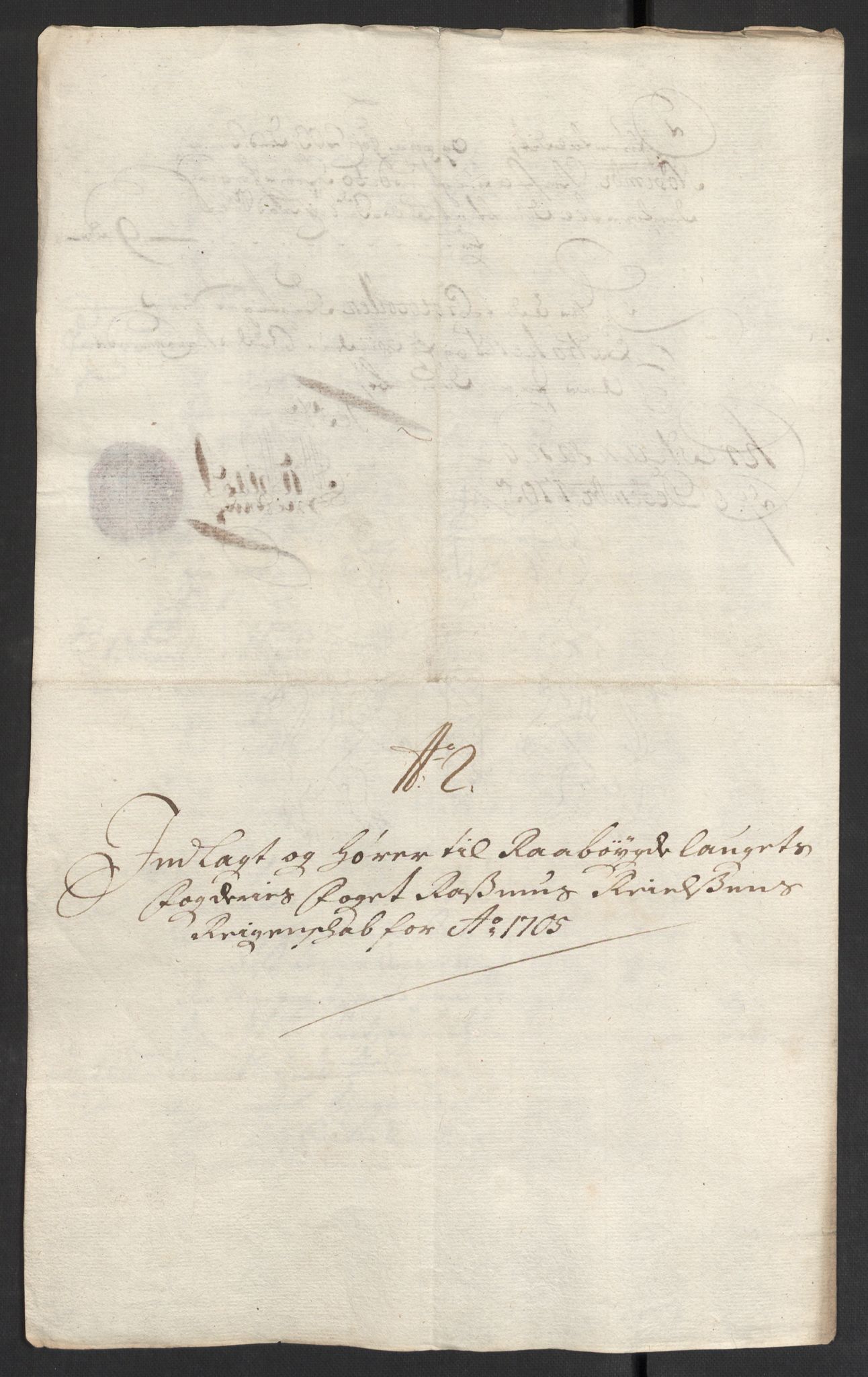 Rentekammeret inntil 1814, Reviderte regnskaper, Fogderegnskap, AV/RA-EA-4092/R40/L2447: Fogderegnskap Råbyggelag, 1703-1705, s. 371