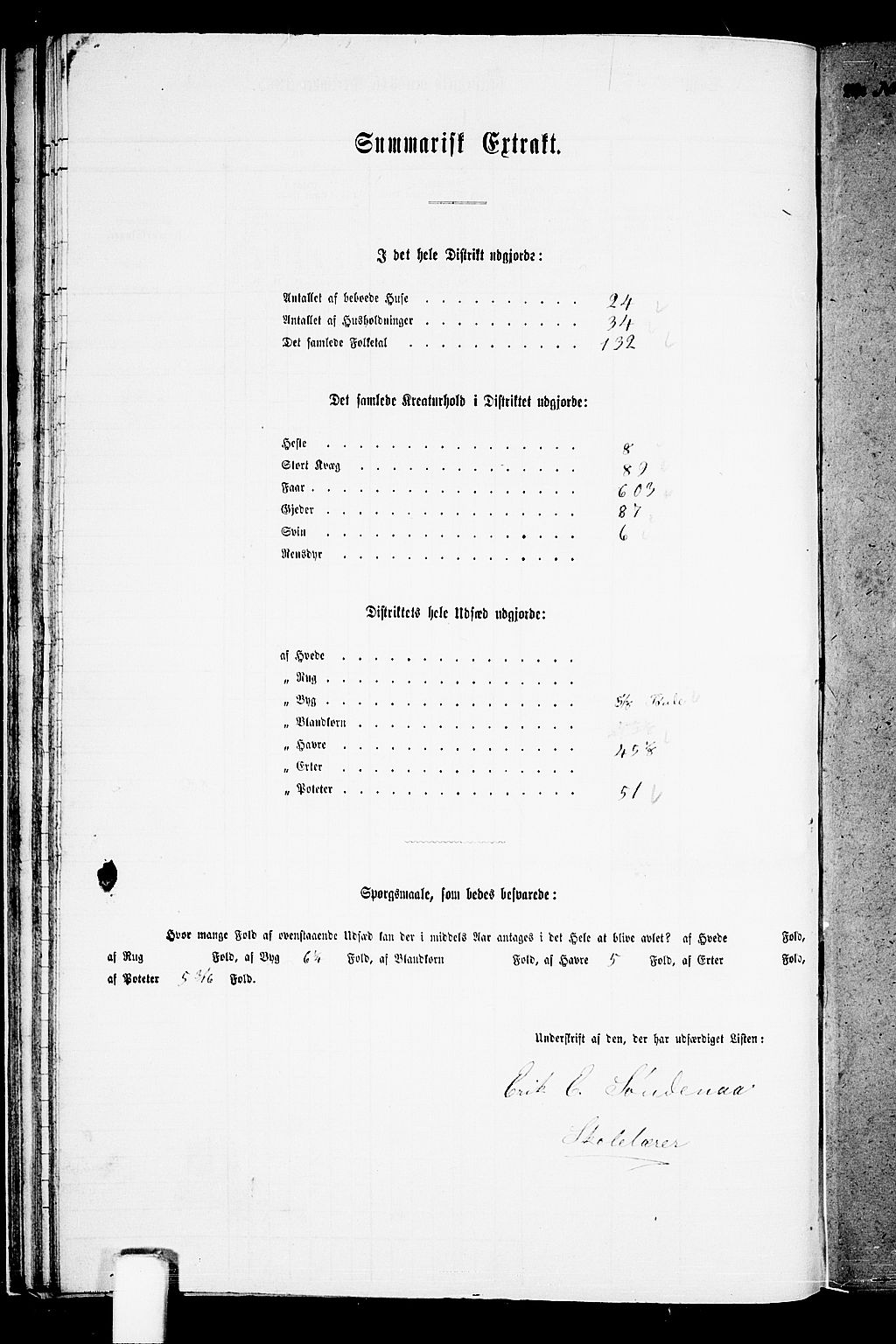 RA, Folketelling 1865 for 1157P Vikedal prestegjeld, 1865, s. 40