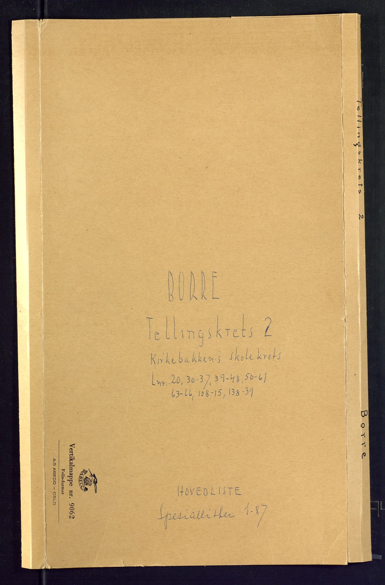 SAKO, Folketelling 1875 for 0717L Borre prestegjeld, Borre sokn og Nykirke sokn, 1875, s. 9
