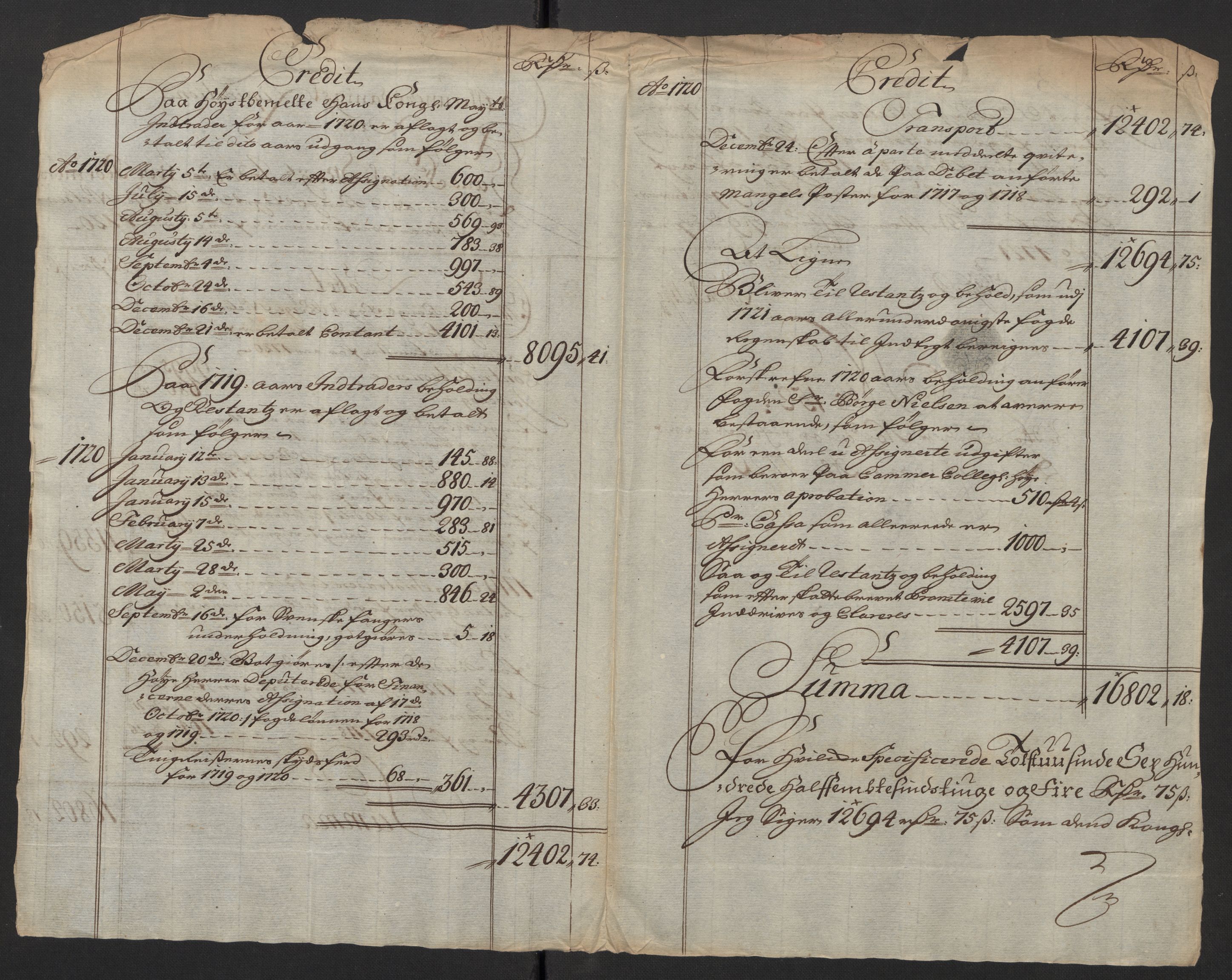 Rentekammeret inntil 1814, Reviderte regnskaper, Fogderegnskap, AV/RA-EA-4092/R56/L3753: Fogderegnskap Nordmøre, 1720, s. 523