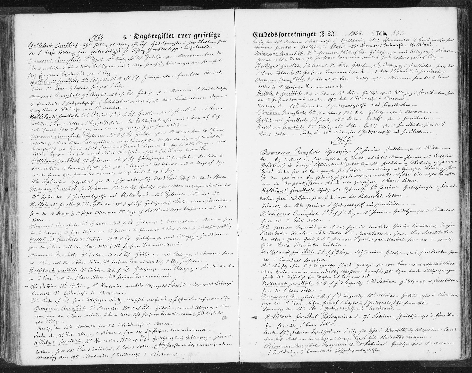 Helleland sokneprestkontor, SAST/A-101810: Ministerialbok nr. A 7.2, 1863-1886, s. 553