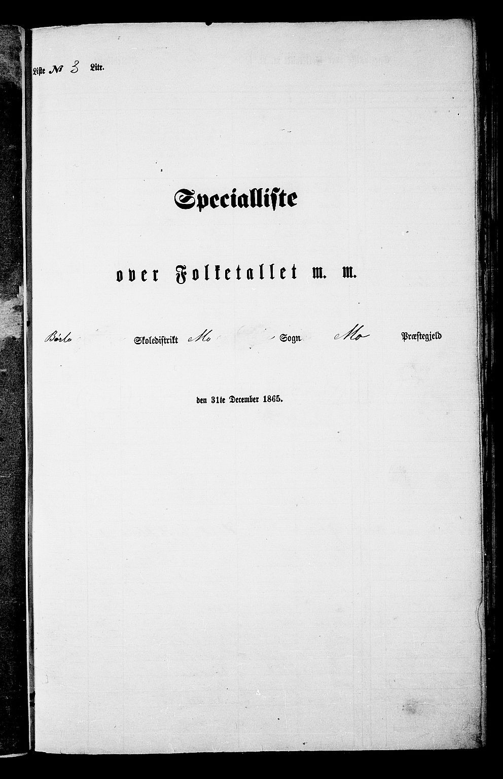 RA, Folketelling 1865 for 0832P Mo prestegjeld, 1865, s. 39