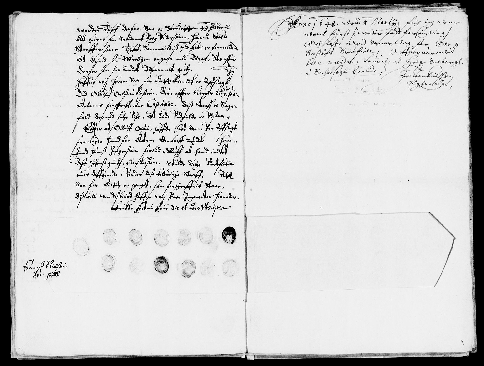 Rentekammeret inntil 1814, Reviderte regnskaper, Lensregnskaper, AV/RA-EA-5023/R/Rb/Rbo/L0028: Tønsberg len, 1647-1649