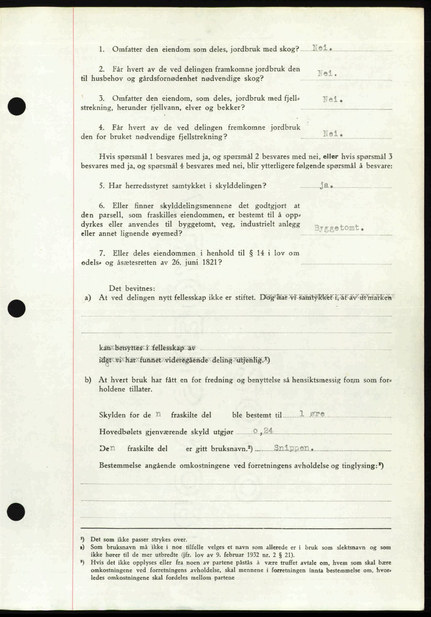 Follo sorenskriveri, SAO/A-10274/G/Ga/Gaa/L0085: Pantebok nr. I 85, 1948-1948, Dagboknr: 3007/1948