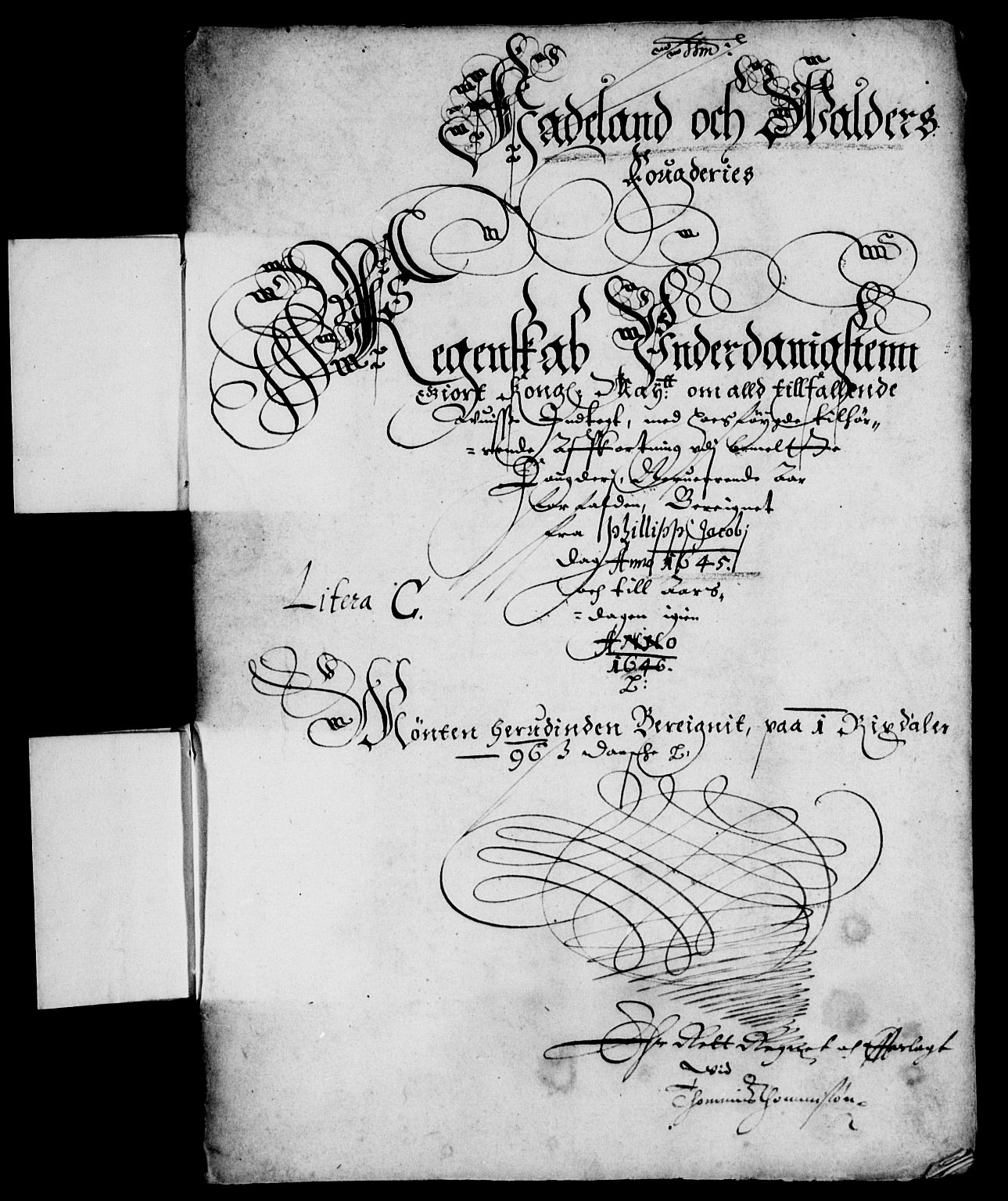 Rentekammeret inntil 1814, Reviderte regnskaper, Lensregnskaper, RA/EA-5023/R/Rb/Rba/L0183: Akershus len, 1644-1646