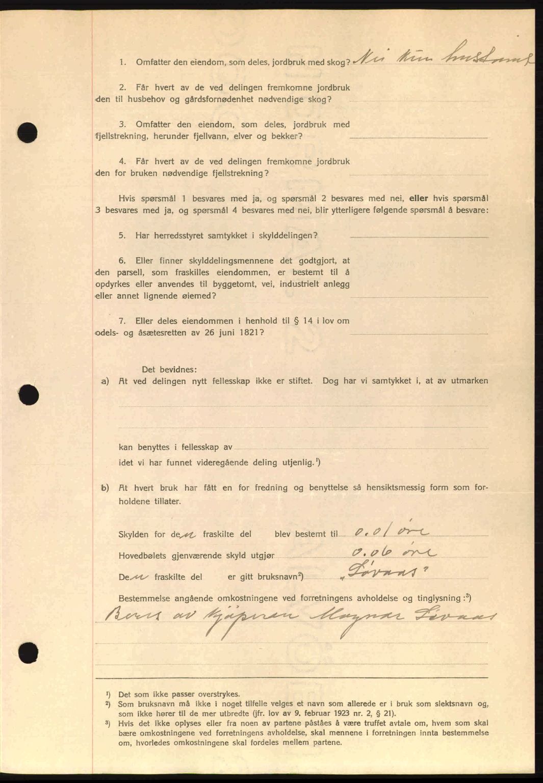 Romsdal sorenskriveri, SAT/A-4149/1/2/2C: Pantebok nr. A3, 1937-1937, Dagboknr: 1060/1937