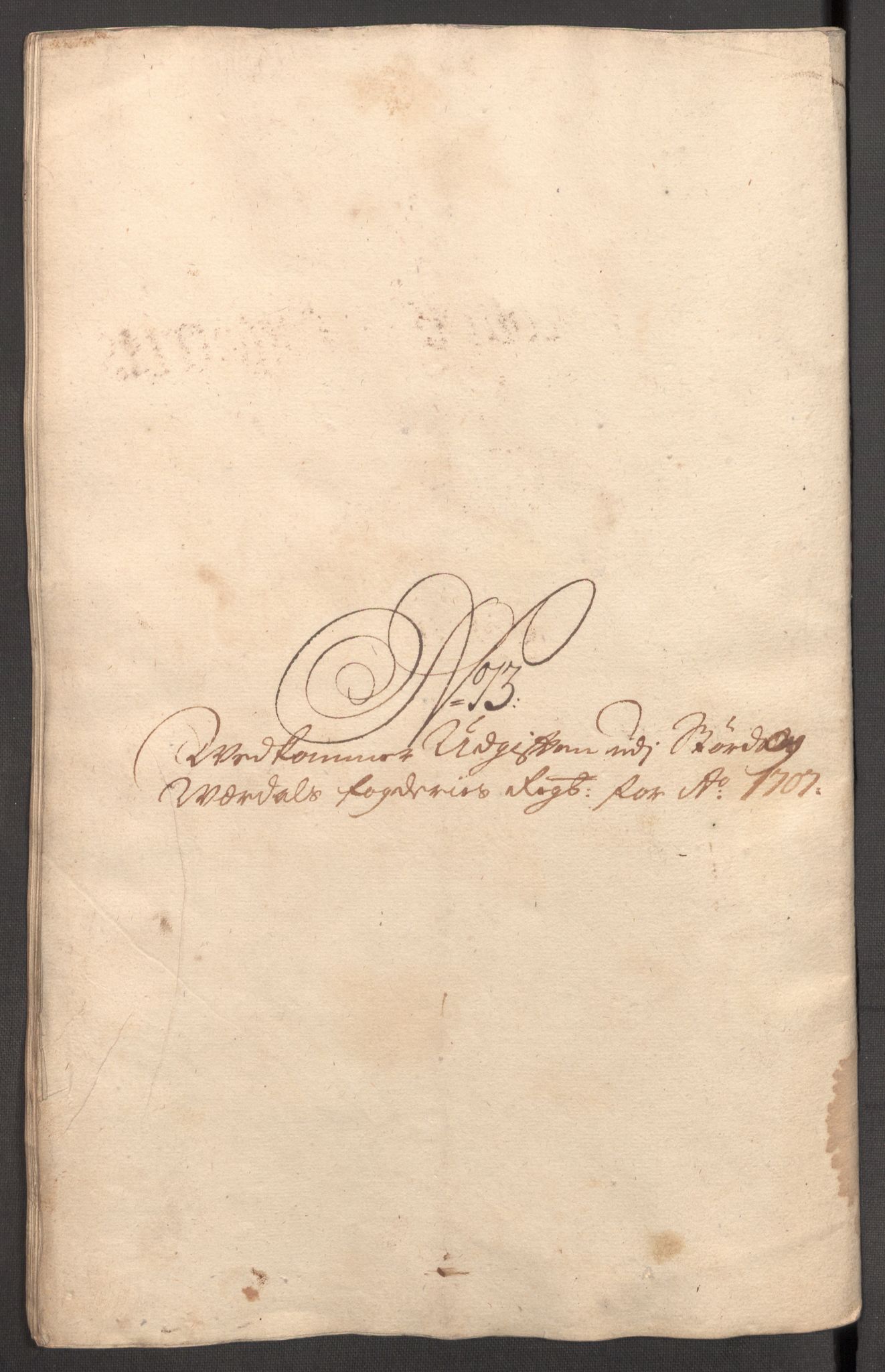 Rentekammeret inntil 1814, Reviderte regnskaper, Fogderegnskap, AV/RA-EA-4092/R62/L4197: Fogderegnskap Stjørdal og Verdal, 1707, s. 288