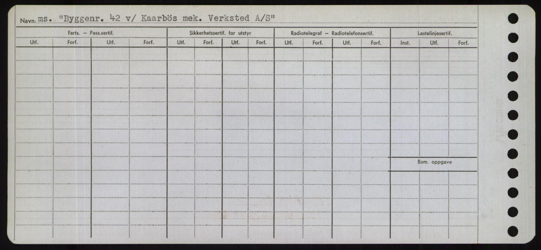 Sjøfartsdirektoratet med forløpere, Skipsmålingen, RA/S-1627/H/Hd/L0006: Fartøy, Byg-Båt, s. 452