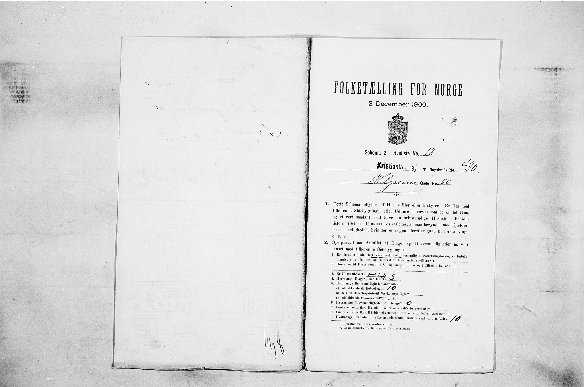 SAO, Folketelling 1900 for 0301 Kristiania kjøpstad, 1900, s. 36144