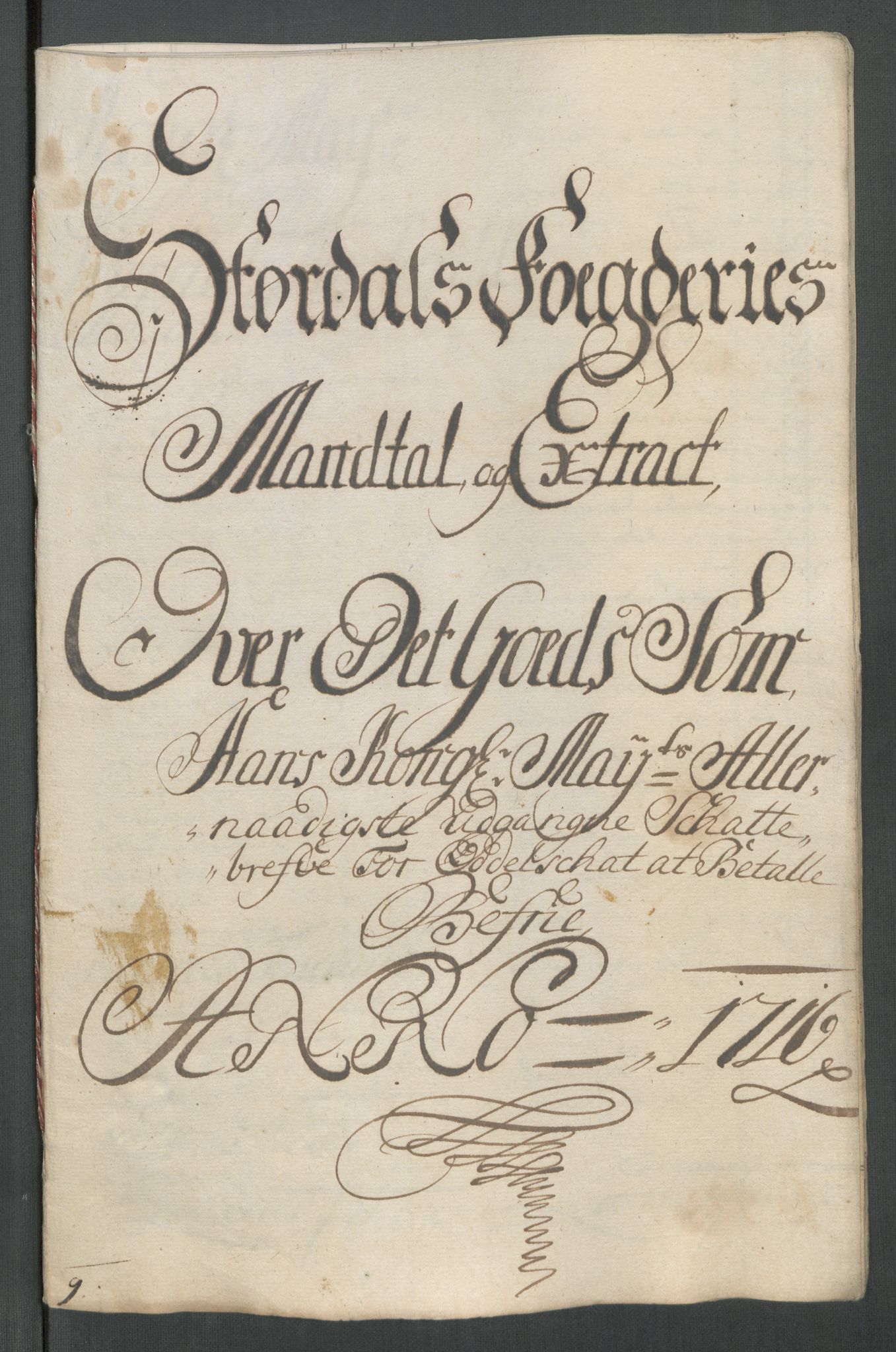 Rentekammeret inntil 1814, Reviderte regnskaper, Fogderegnskap, RA/EA-4092/R62/L4206: Fogderegnskap Stjørdal og Verdal, 1716, s. 265