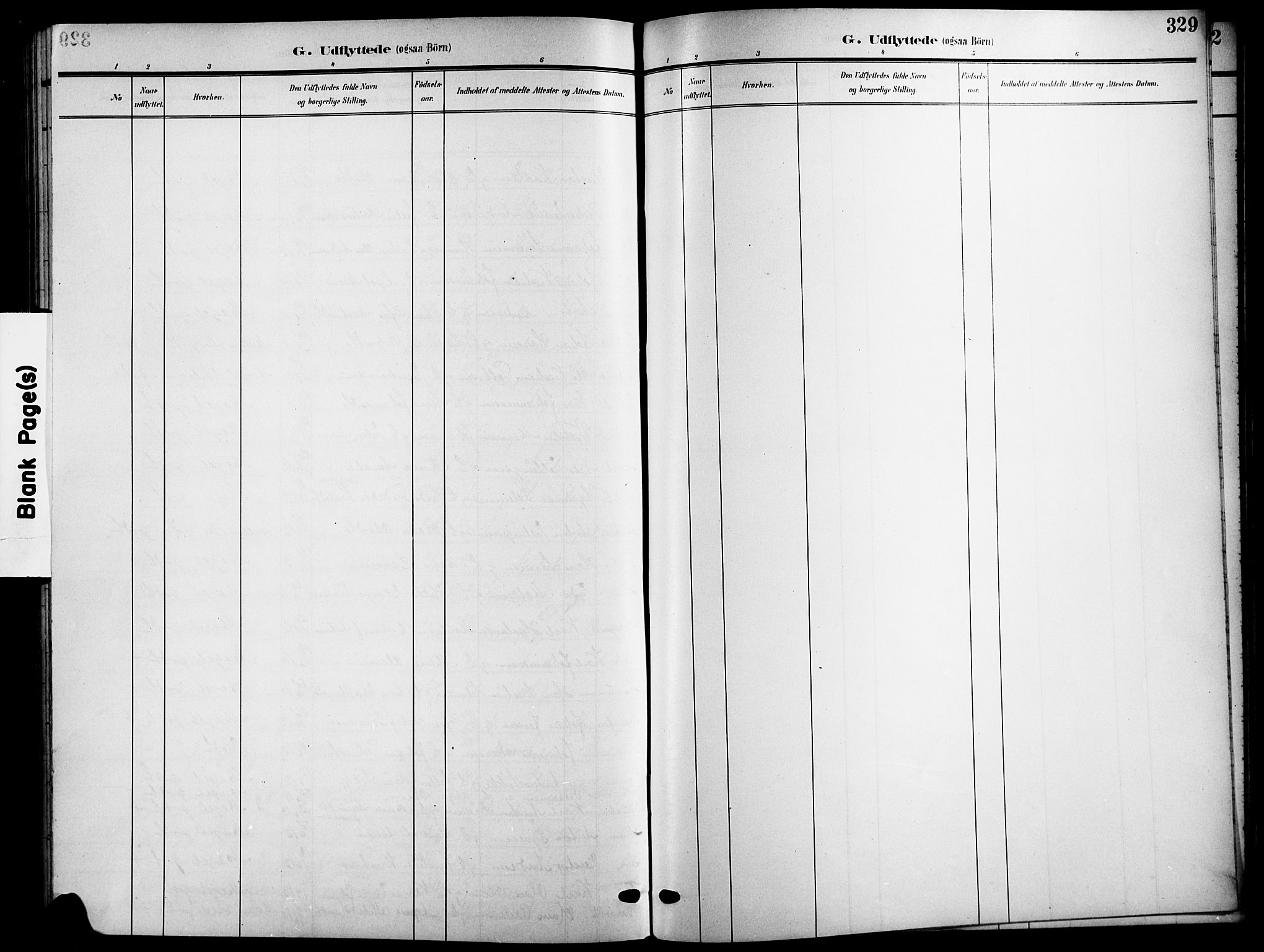 Råde prestekontor kirkebøker, AV/SAO-A-2009/G/Ga/L0001: Klokkerbok nr. 1, 1903-1925, s. 329