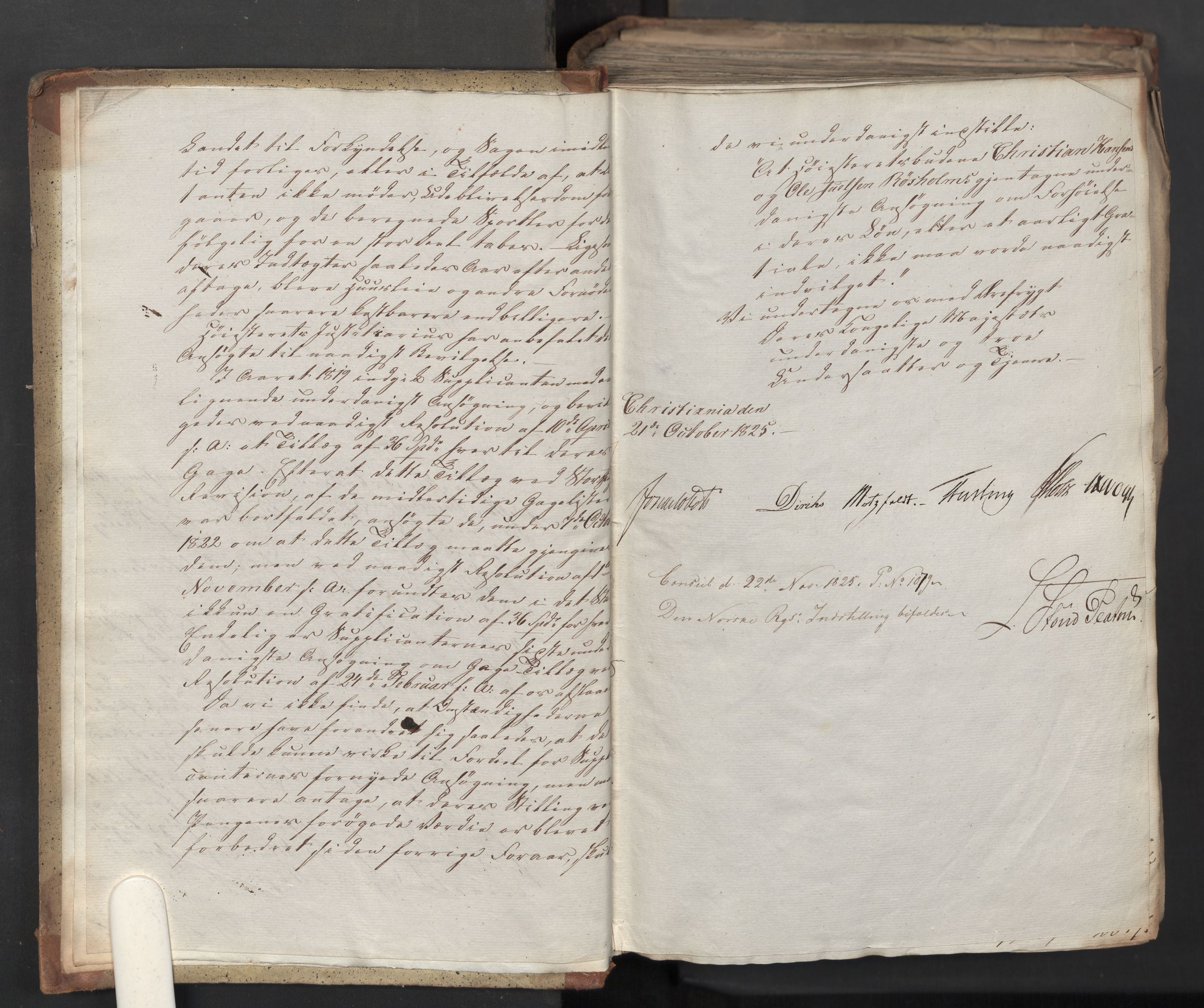 Statsrådsavdelingen i Stockholm, AV/RA-S-1003/D/Da/L0044: Regjeringsinnstillinger nr. 2846-3066, 1825, s. 5