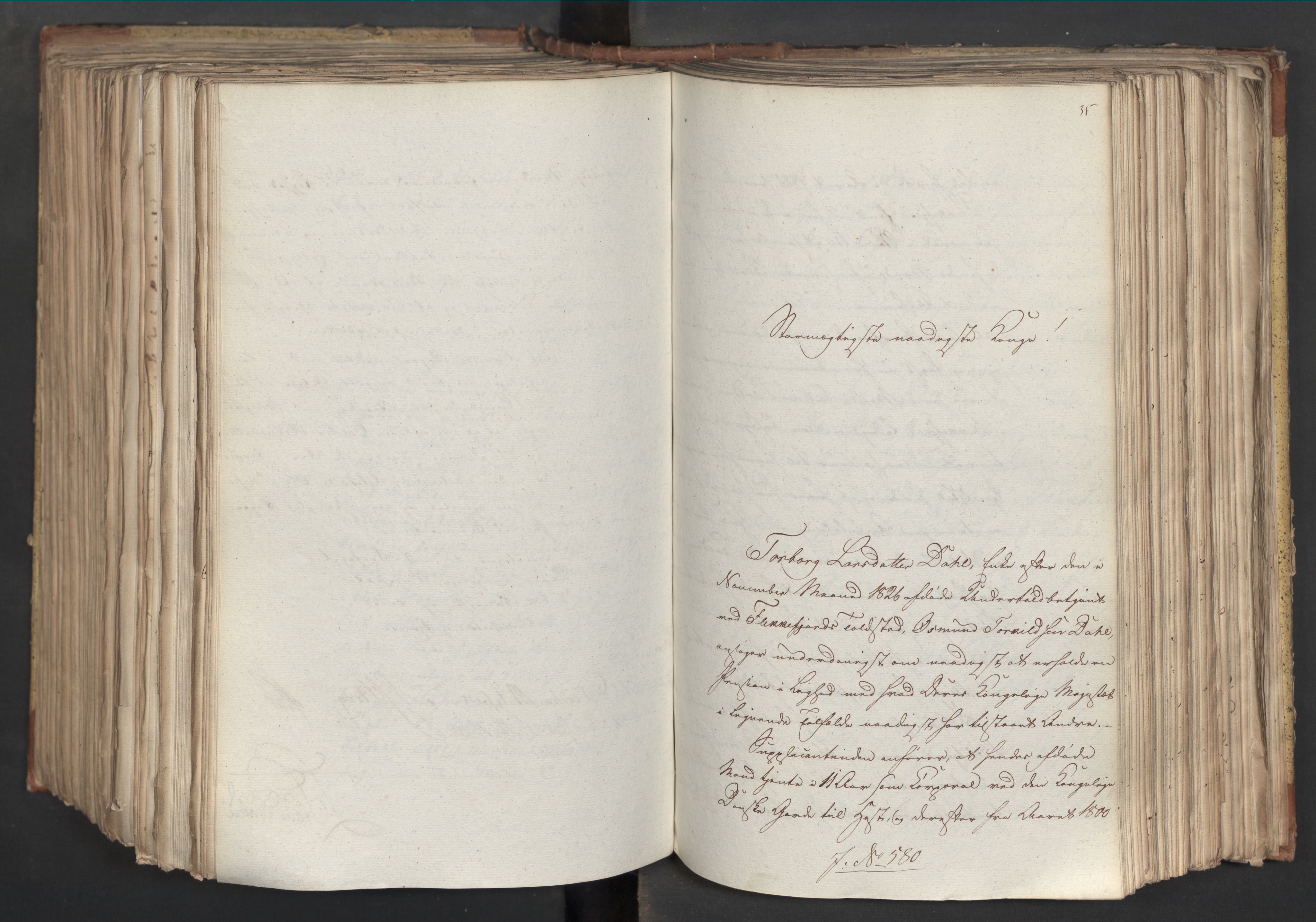 Statsrådsavdelingen i Stockholm, AV/RA-S-1003/D/Da/L0067: Regjeringsinnstillinger nr. 450-659, 1830, s. 480