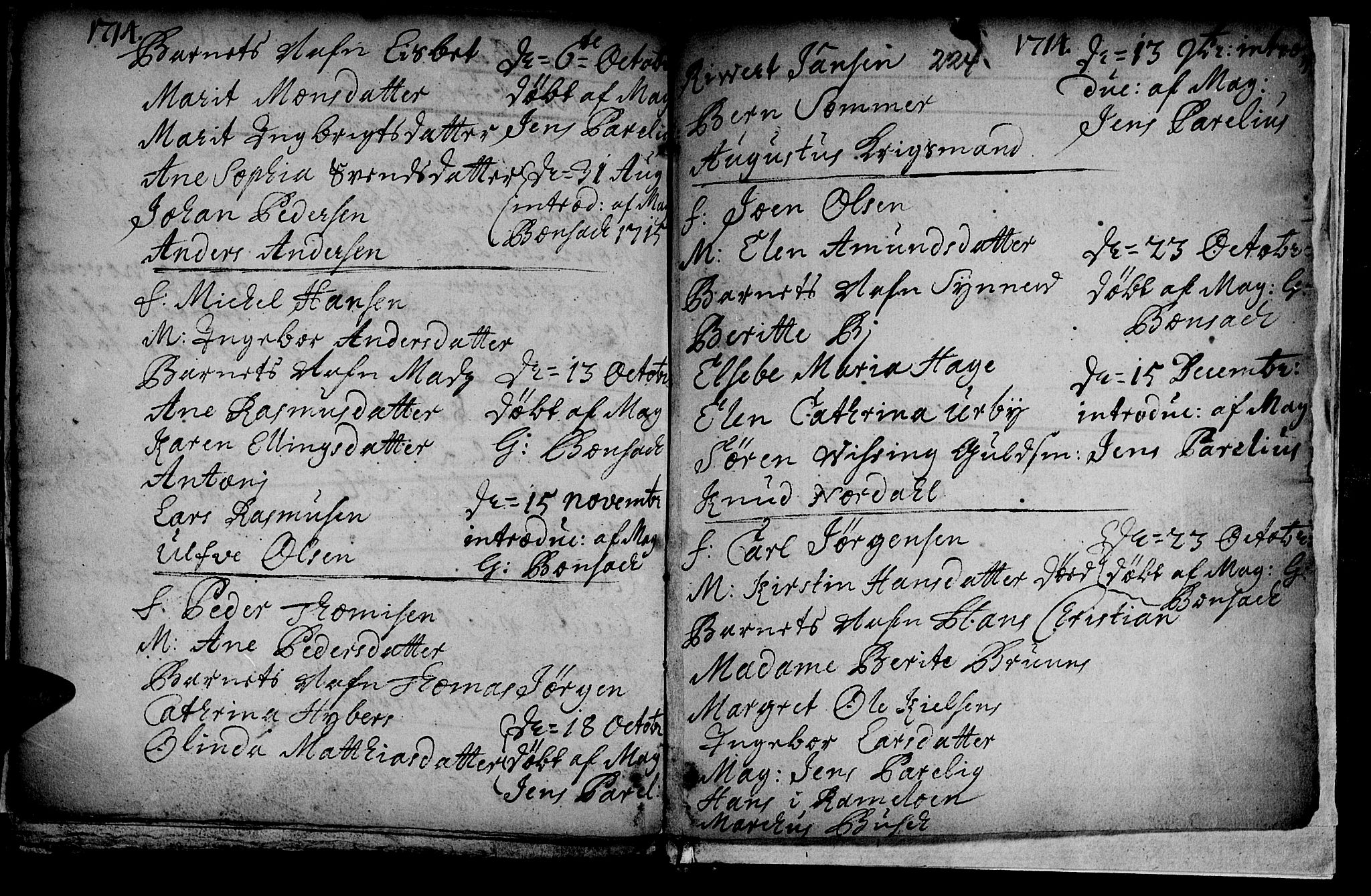 Ministerialprotokoller, klokkerbøker og fødselsregistre - Sør-Trøndelag, SAT/A-1456/601/L0034: Ministerialbok nr. 601A02, 1702-1714, s. 224a