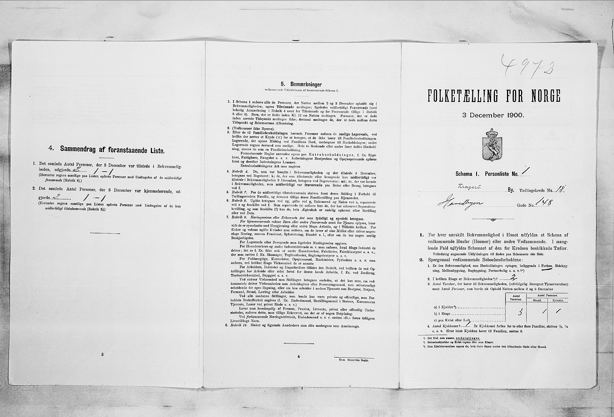 SAKO, Folketelling 1900 for 0801 Kragerø kjøpstad, 1900, s. 2116