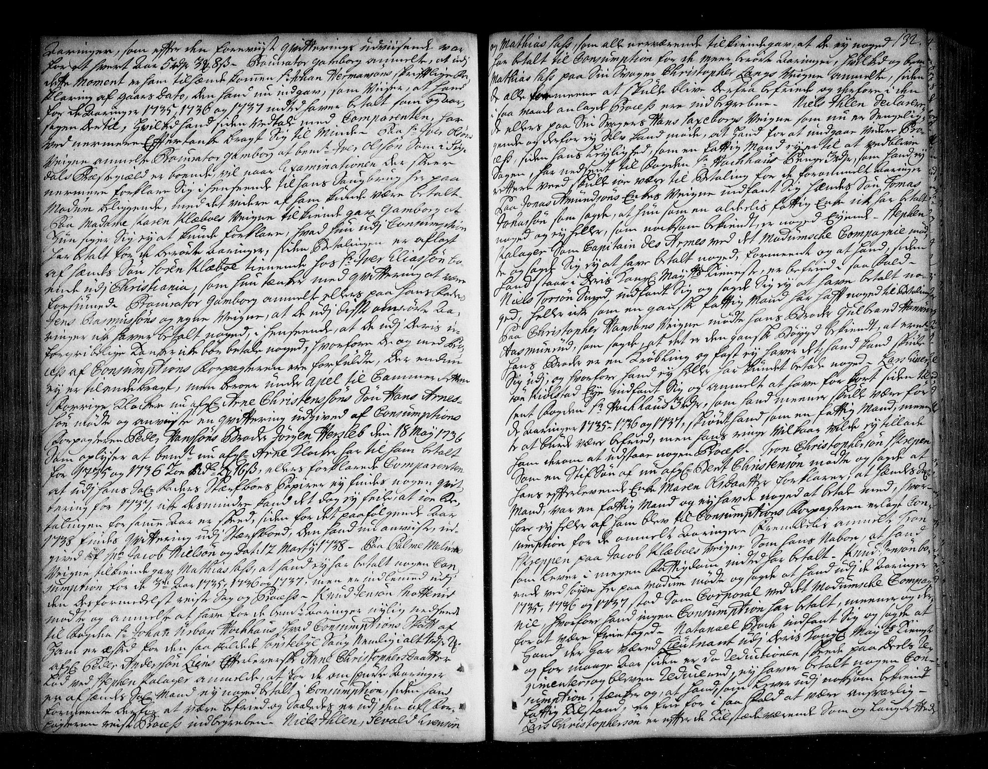 Eiker, Modum og Sigdal sorenskriveri, SAKO/A-123/F/Fa/Faa/L0073: Tingbok, 1740-1742, s. 132