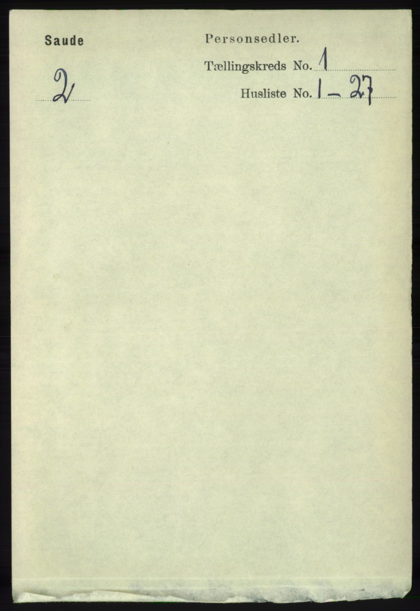 RA, Folketelling 1891 for 1135 Sauda herred, 1891, s. 97