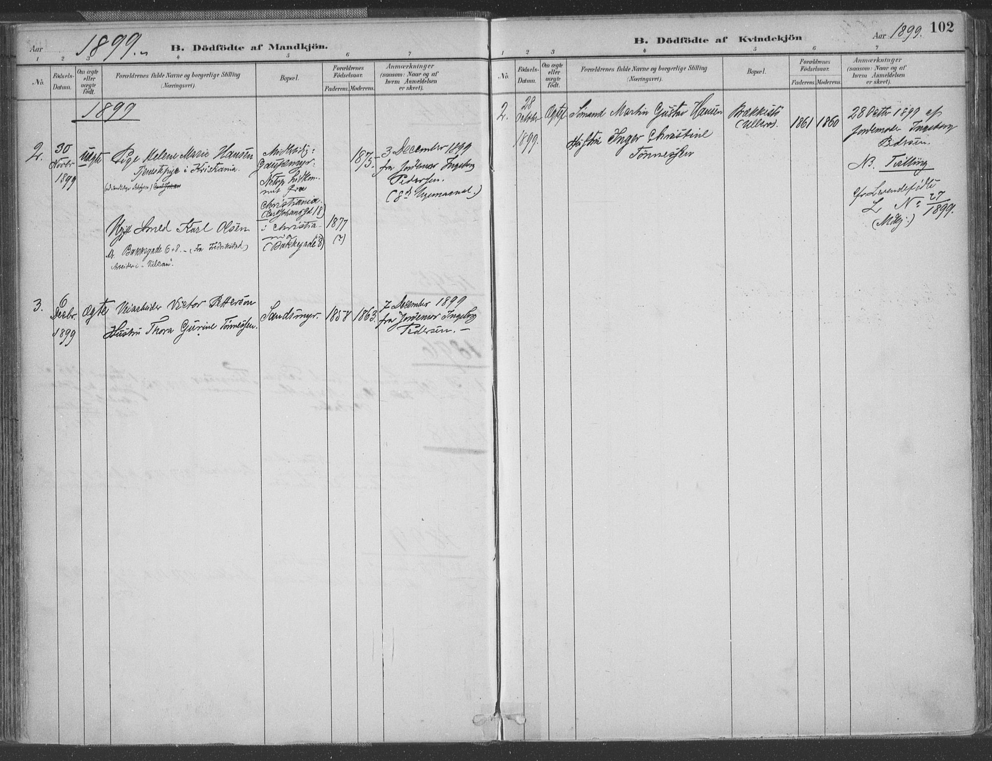 Vestre Moland sokneprestkontor, SAK/1111-0046/F/Fa/Fab/L0009: Ministerialbok nr. A 9, 1884-1899, s. 102