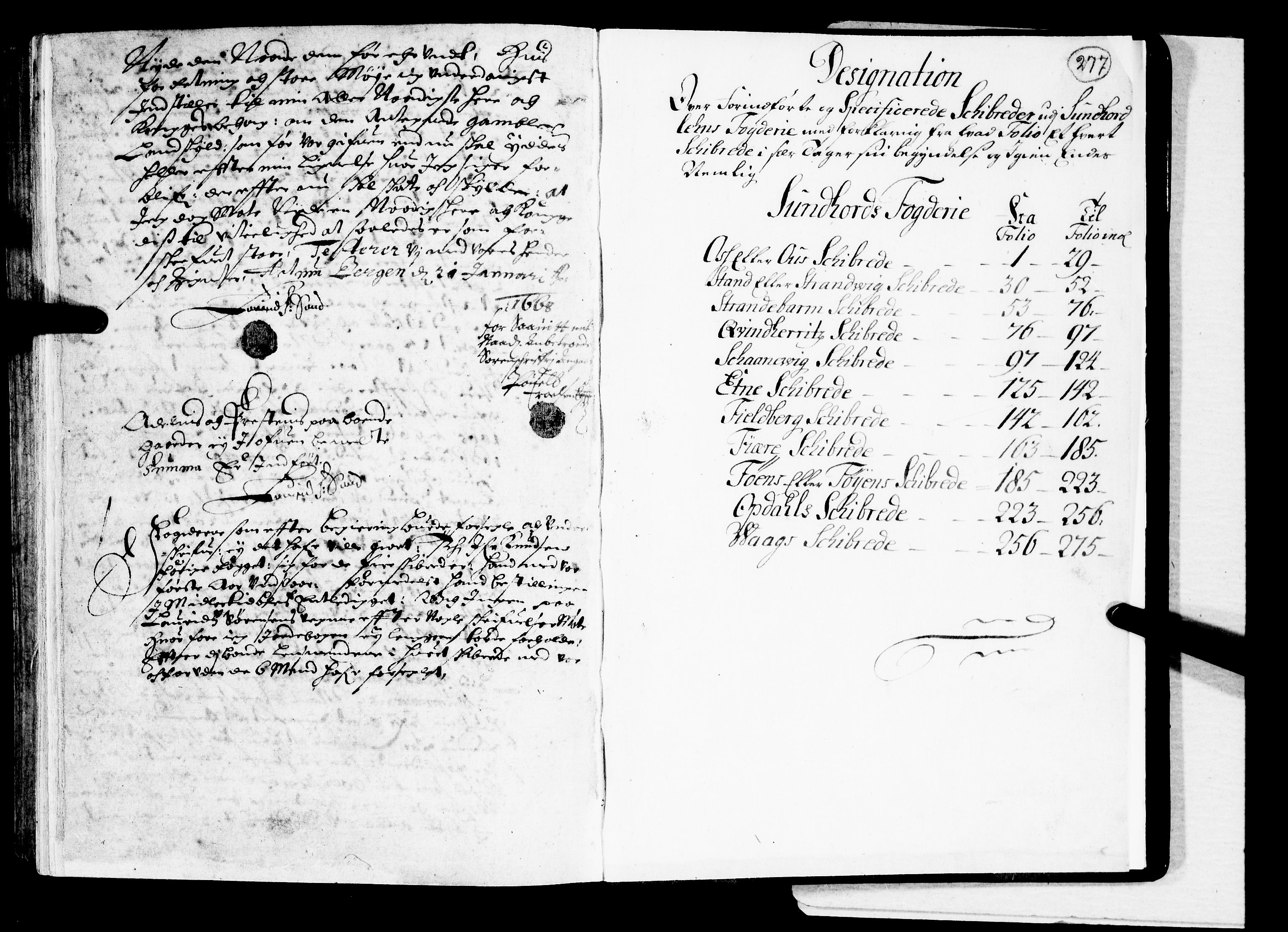 Rentekammeret inntil 1814, Realistisk ordnet avdeling, RA/EA-4070/N/Nb/Nba/L0035: Sunnhordland fogderi, 2. del, 1667, s. 276b-277a