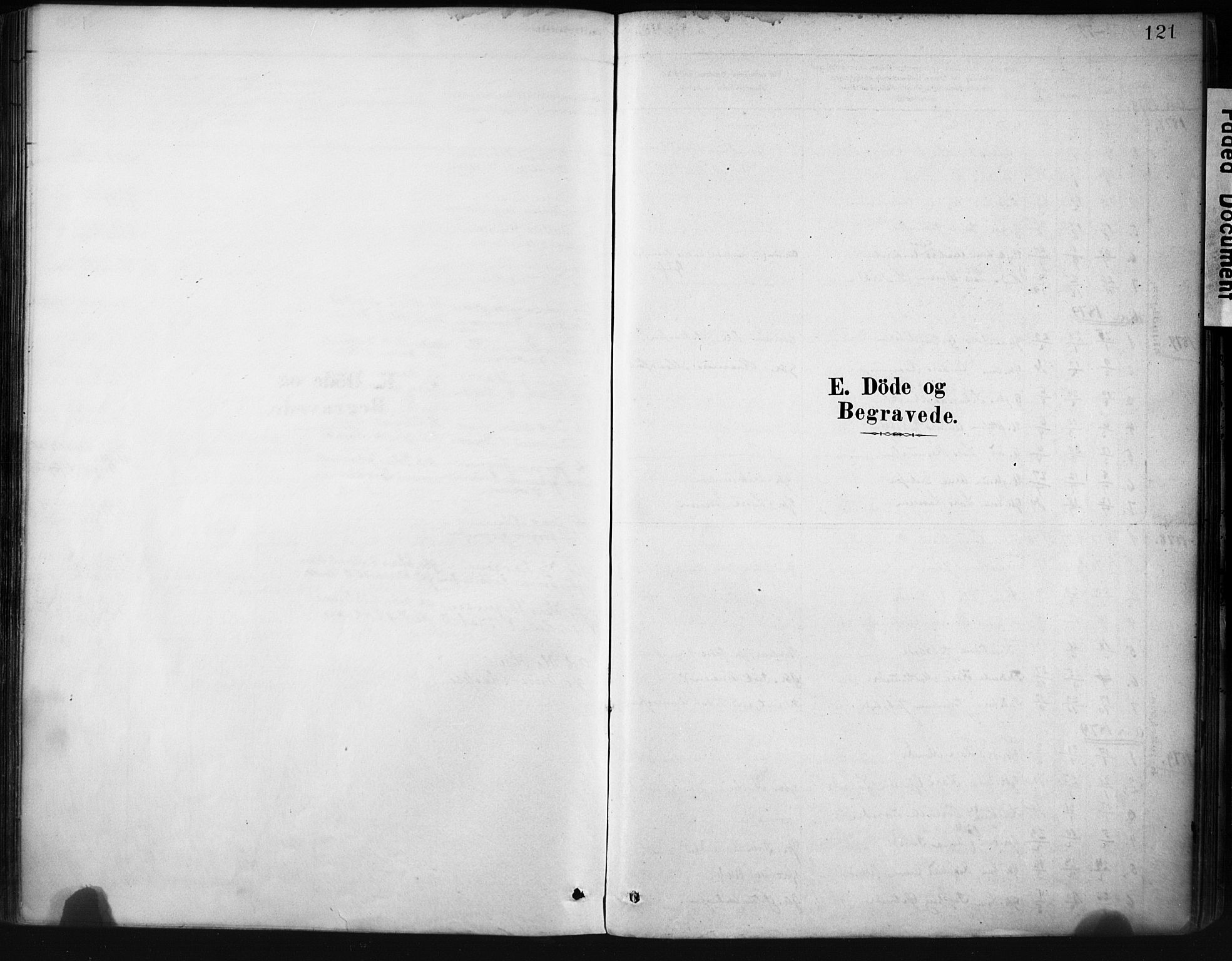 Stryn Sokneprestembete, SAB/A-82501: Ministerialbok nr. D 1, 1878-1907, s. 121