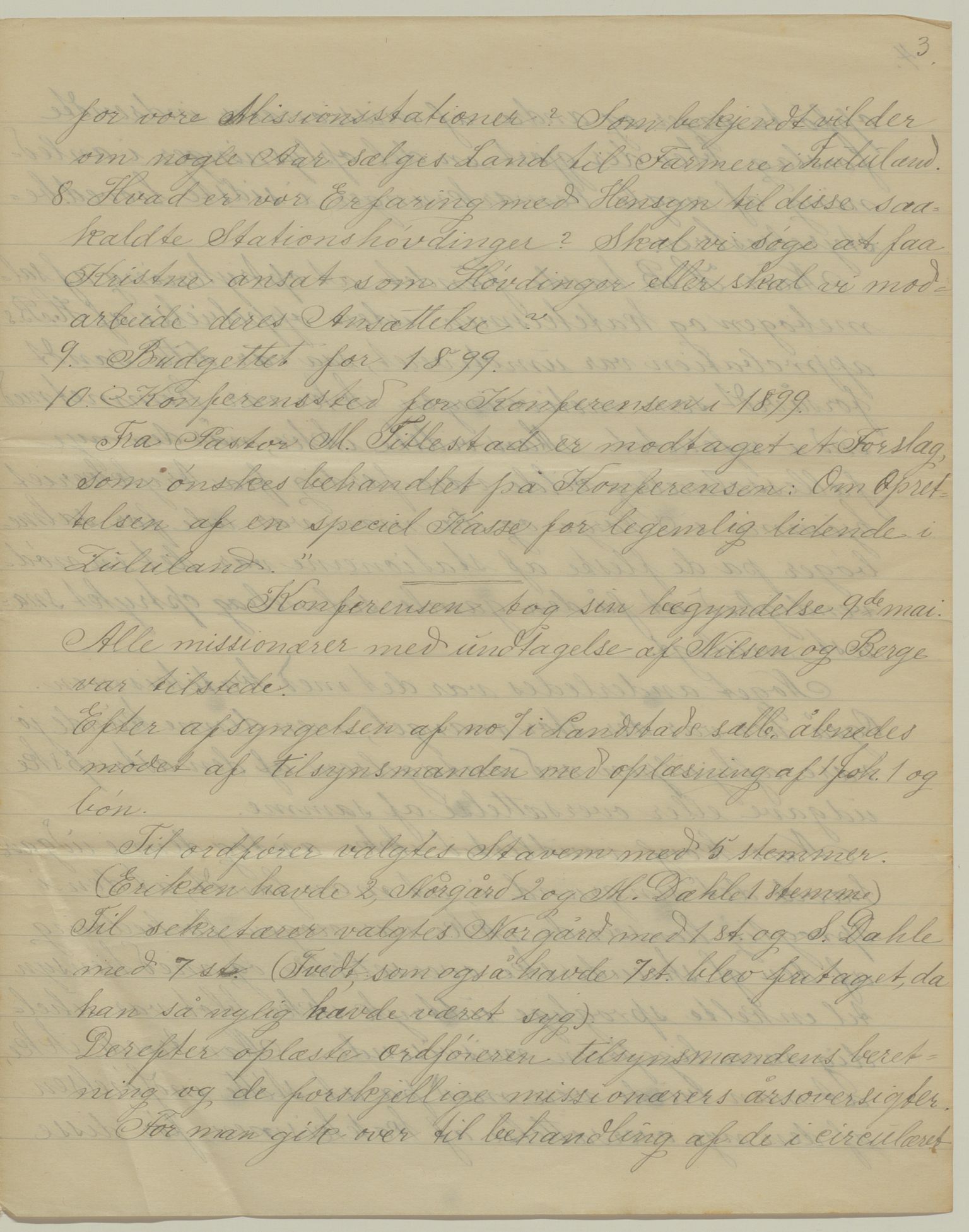 Det Norske Misjonsselskap - hovedadministrasjonen, VID/MA-A-1045/D/Da/Daa/L0042/0007: Konferansereferat og årsberetninger / Konferansereferat fra Sør-Afrika., 1898, s. 3