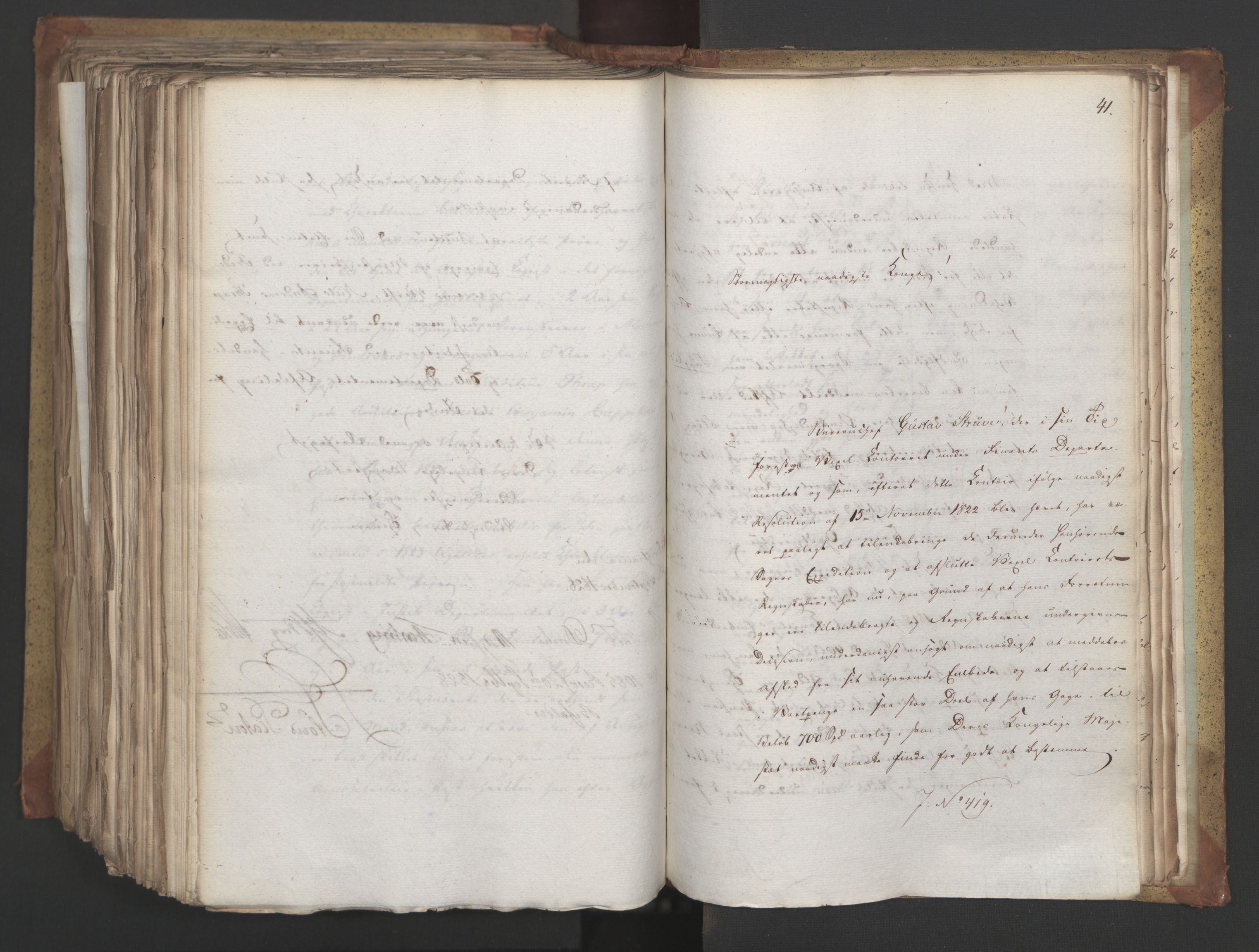 Statsrådsavdelingen i Stockholm, AV/RA-S-1003/D/Da/L0055: Regjeringsinnstillinger nr. 231-435, 1828, s. 601