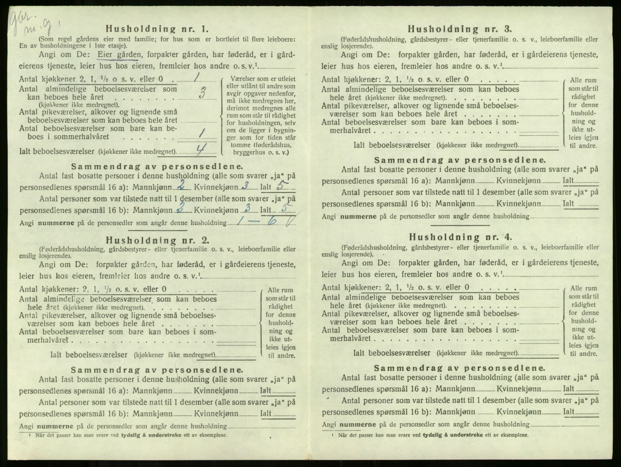 SAKO, Folketelling 1920 for 0719 Andebu herred, 1920, s. 259
