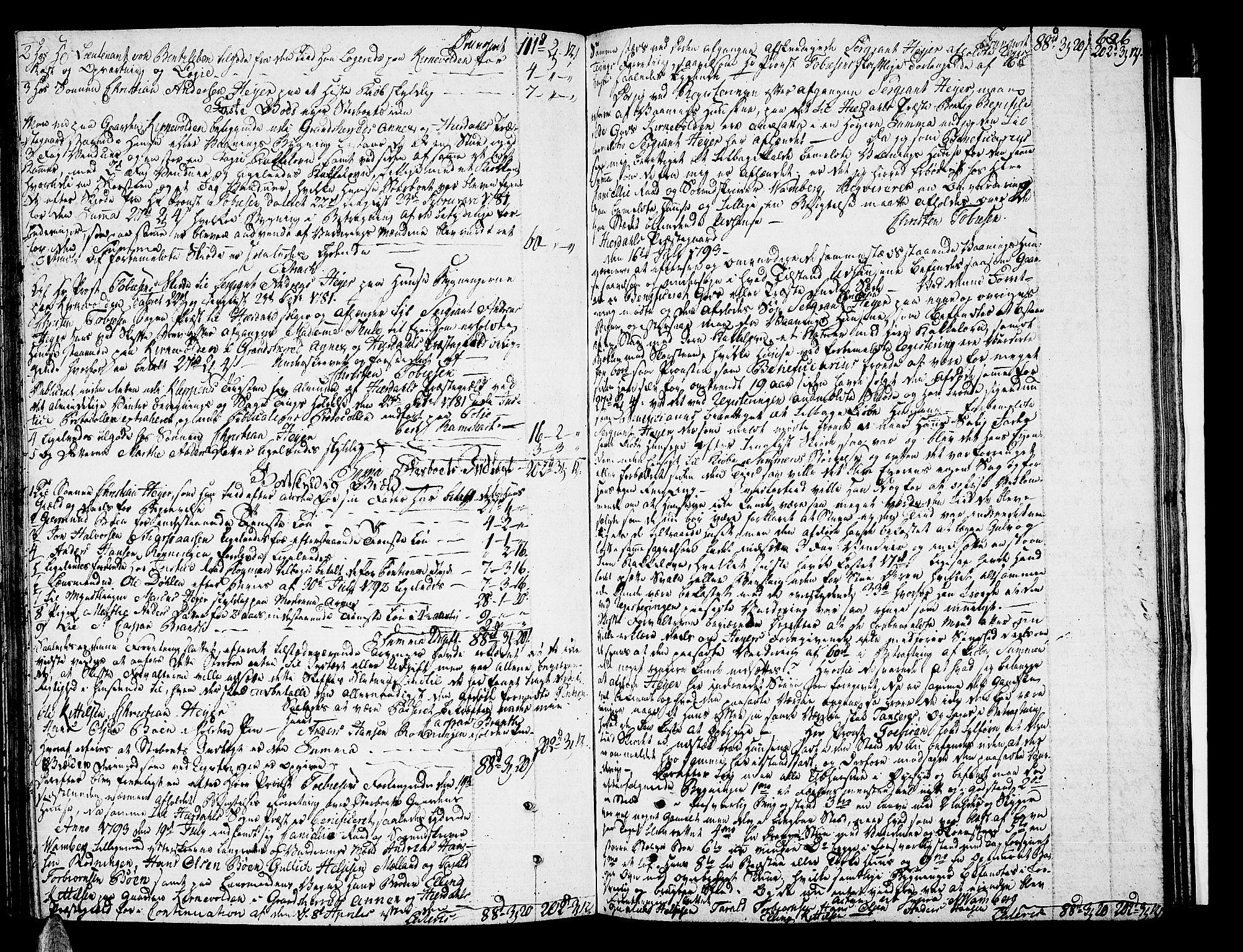 Vest-Telemark sorenskriveri, AV/SAKO-A-134/H/Ha/Haa/L0015: Skifteprotokoll, 1790-1794, s. 625b-626a