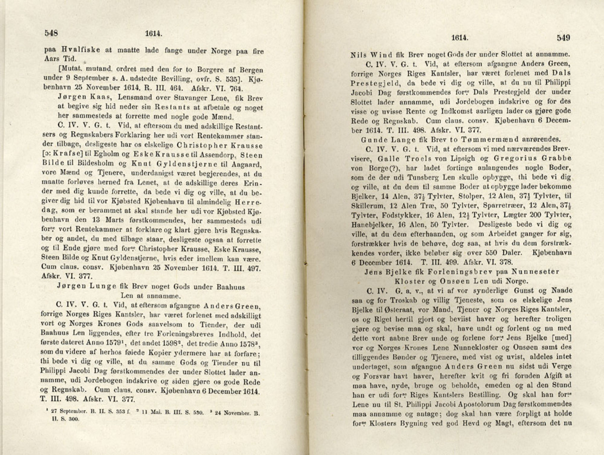 Publikasjoner utgitt av Det Norske Historiske Kildeskriftfond, PUBL/-/-/-: Norske Rigs-Registranter, bind 4, 1603-1618, s. 548-549