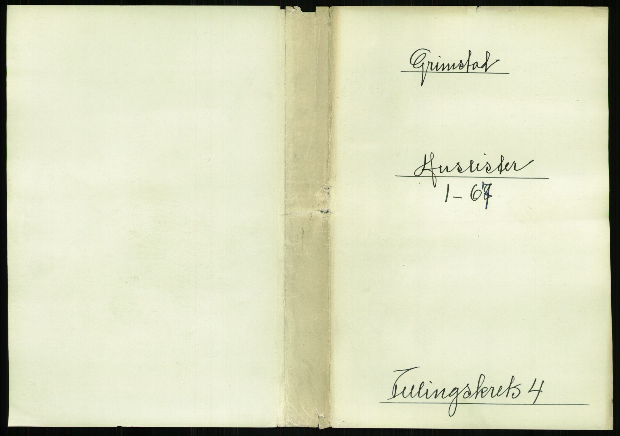 RA, Folketelling 1891 for 0904 Grimstad kjøpstad, 1891, s. 434
