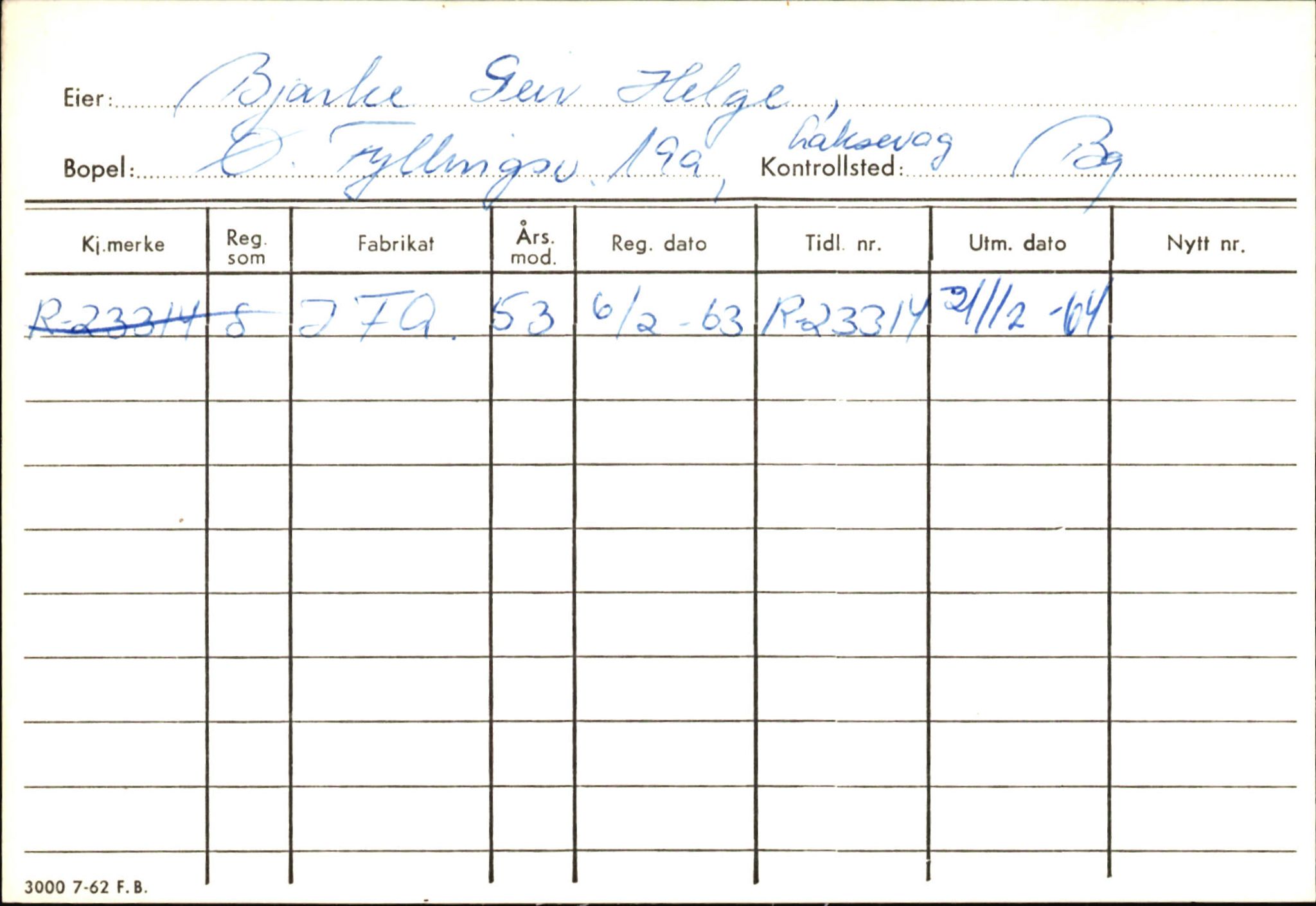 Statens vegvesen, Hordaland vegkontor, AV/SAB-A-5201/2/Ha/L0005: R-eierkort B, 1920-1971, s. 4