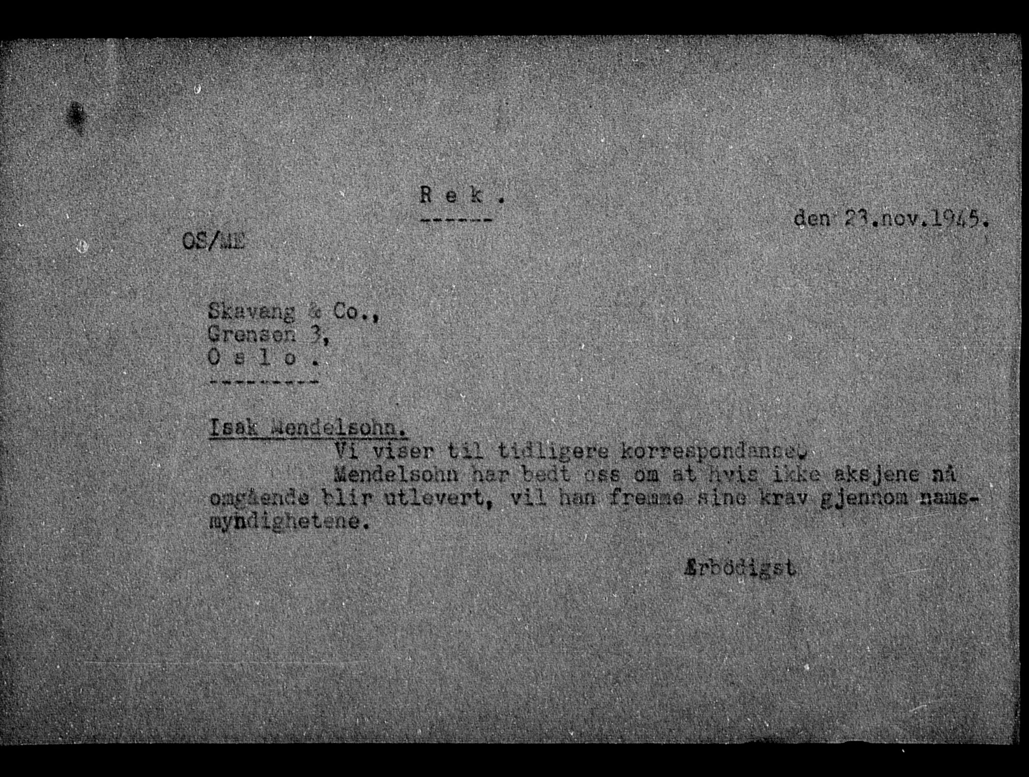 Justisdepartementet, Tilbakeføringskontoret for inndratte formuer, AV/RA-S-1564/H/Hc/Hca/L0909: --, 1945-1947, s. 101