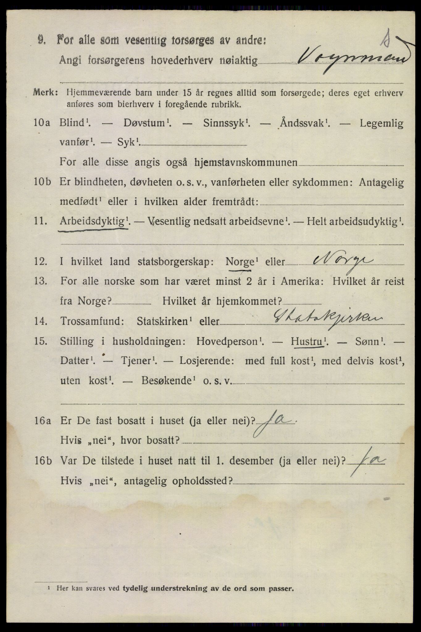 SAKO, Folketelling 1920 for 0724 Sandeherred herred, 1920, s. 9707