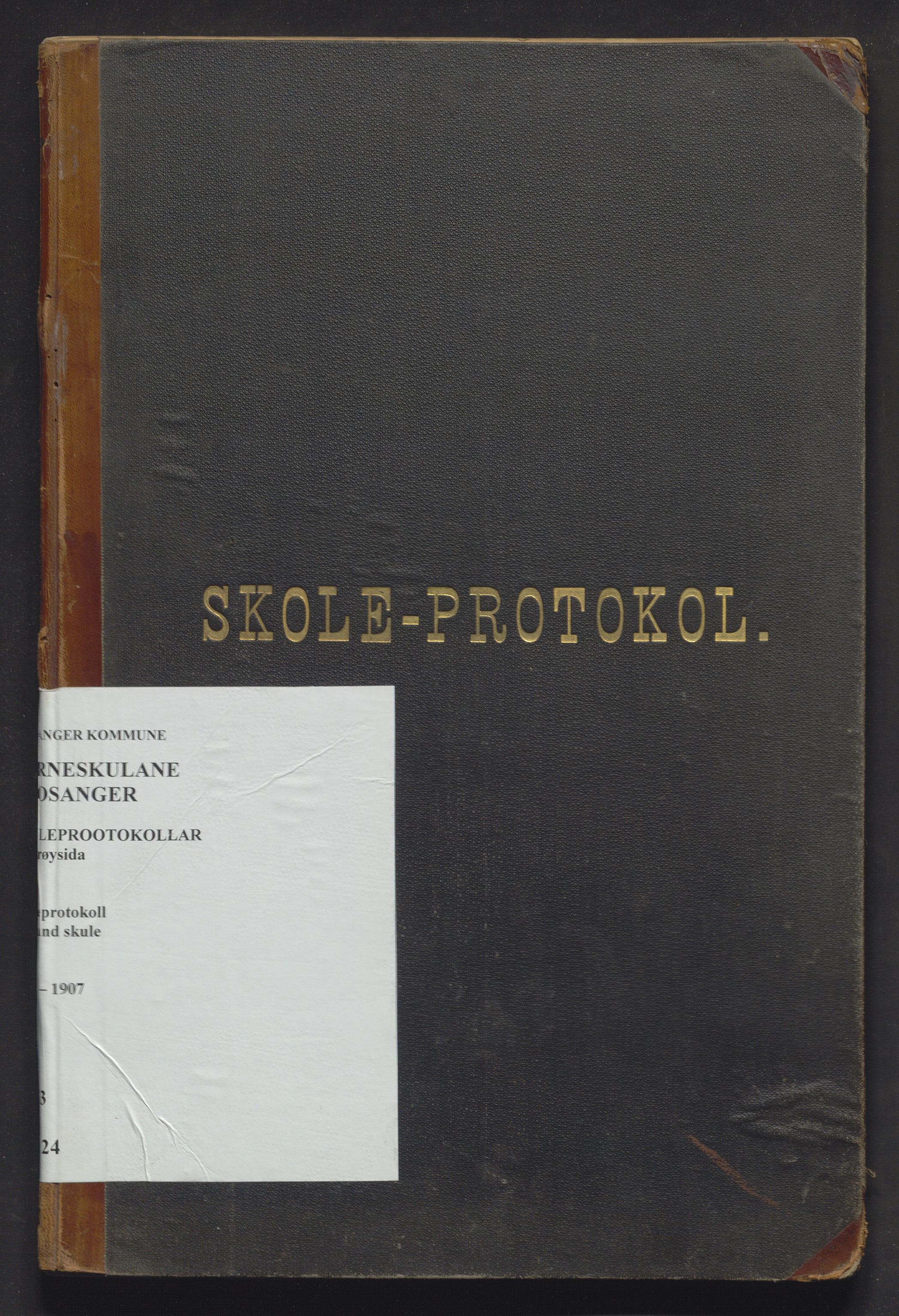 Hosanger kommune. Barneskulane, IKAH/1253a-231/F/Fa/L0024: Skuleprotokoll for Herland skule , 1897-1907