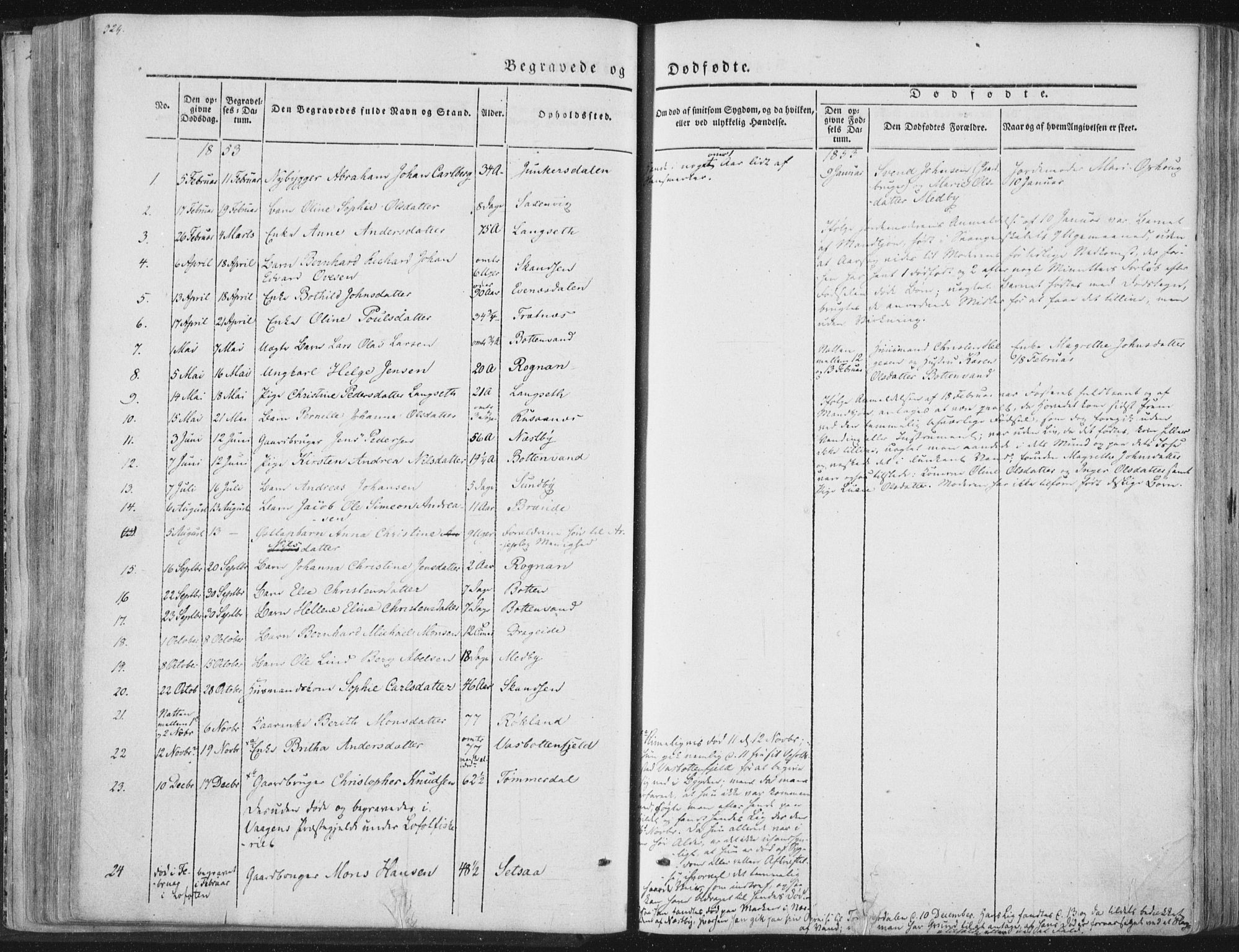 Ministerialprotokoller, klokkerbøker og fødselsregistre - Nordland, SAT/A-1459/847/L0667: Ministerialbok nr. 847A07, 1842-1871, s. 324