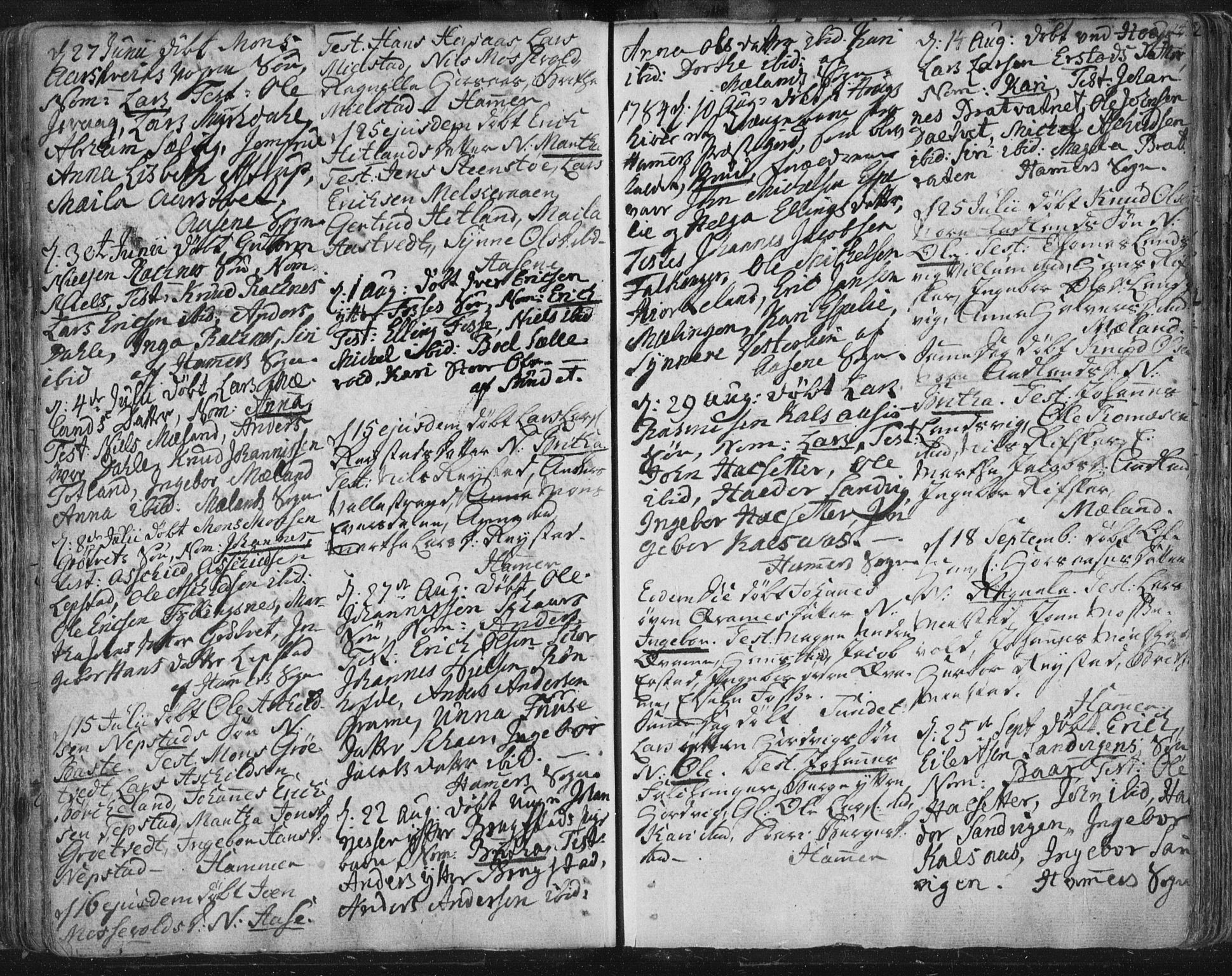 Hamre sokneprestembete, AV/SAB-A-75501/H/Ha/Haa/Haaa/L0008: Ministerialbok nr. A 8, 1778-1804, s. 104