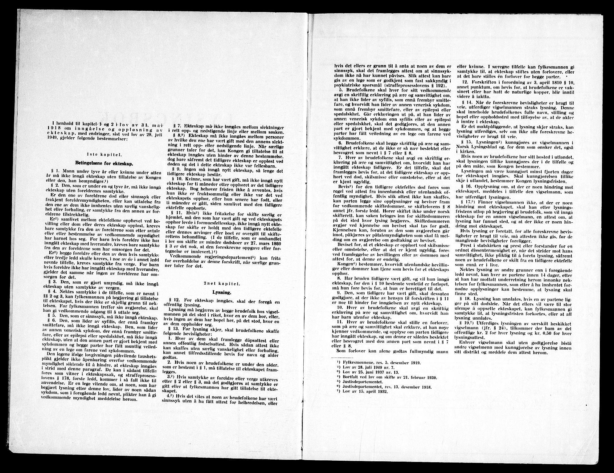 Enebakk prestekontor Kirkebøker, AV/SAO-A-10171c/H/Ha/L0002: Lysningsprotokoll nr. 2, 1958-1976